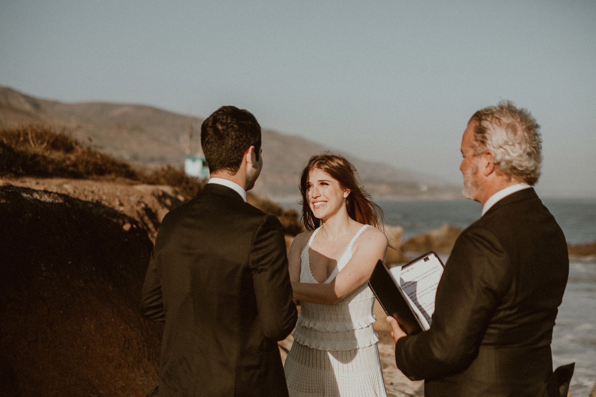 Beach Bluff Elopement in Malibu Beach Bluff Elopement in Malibu