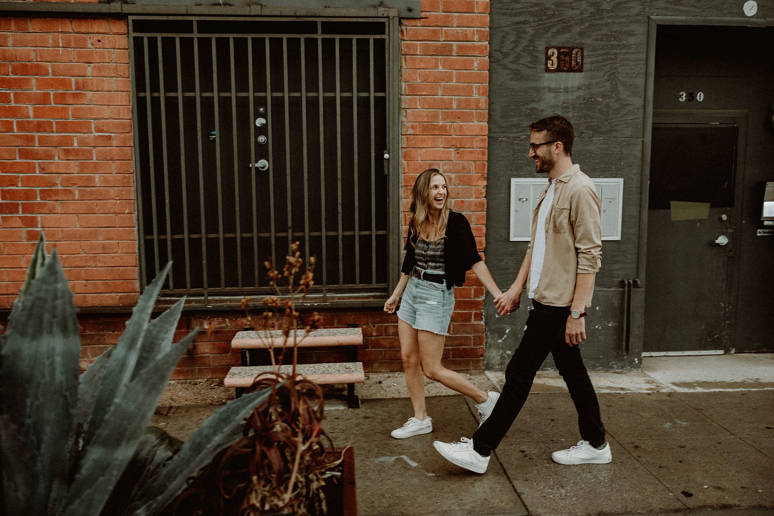 Rainy Abbot Kinney Engagement Photos Rainy Abbot Kinney Engagement Photos