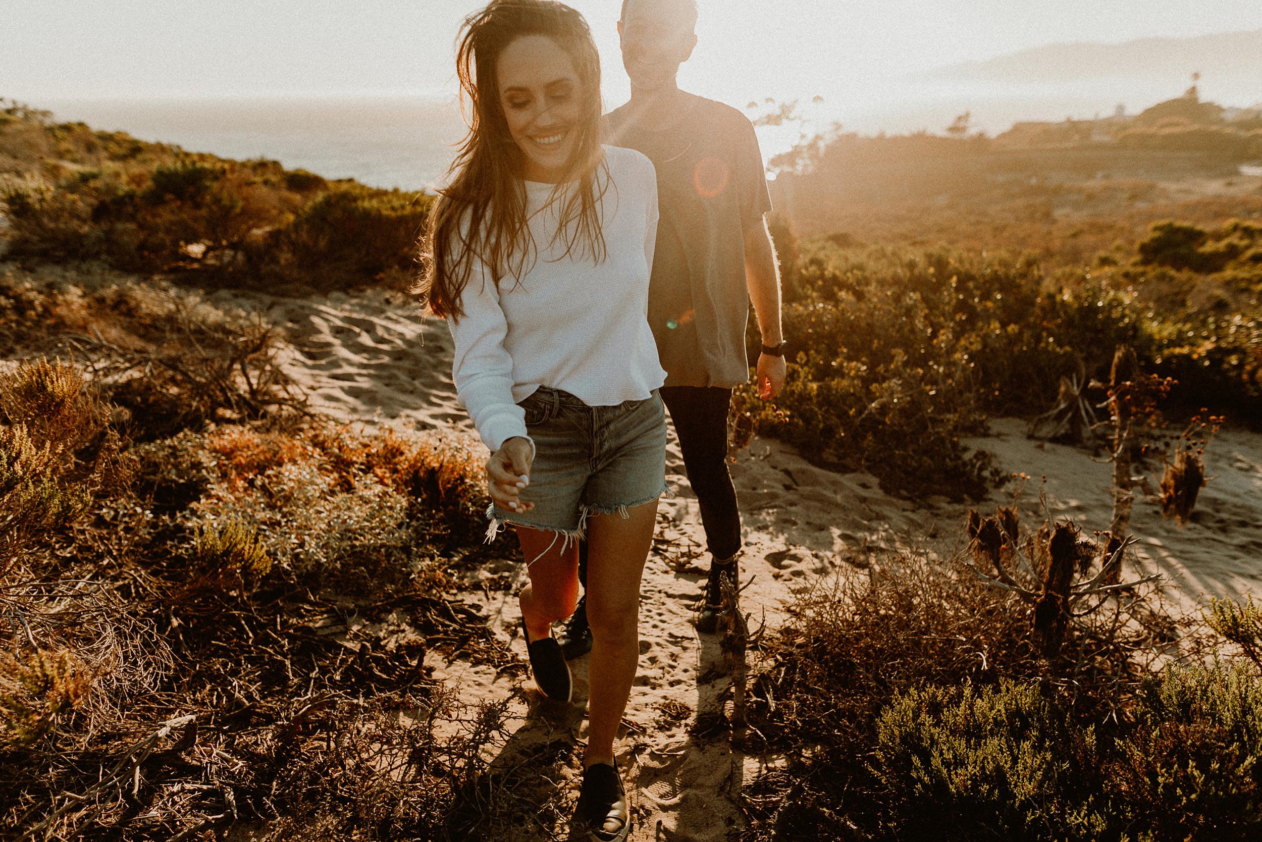 Point Dume Engagement Photos 