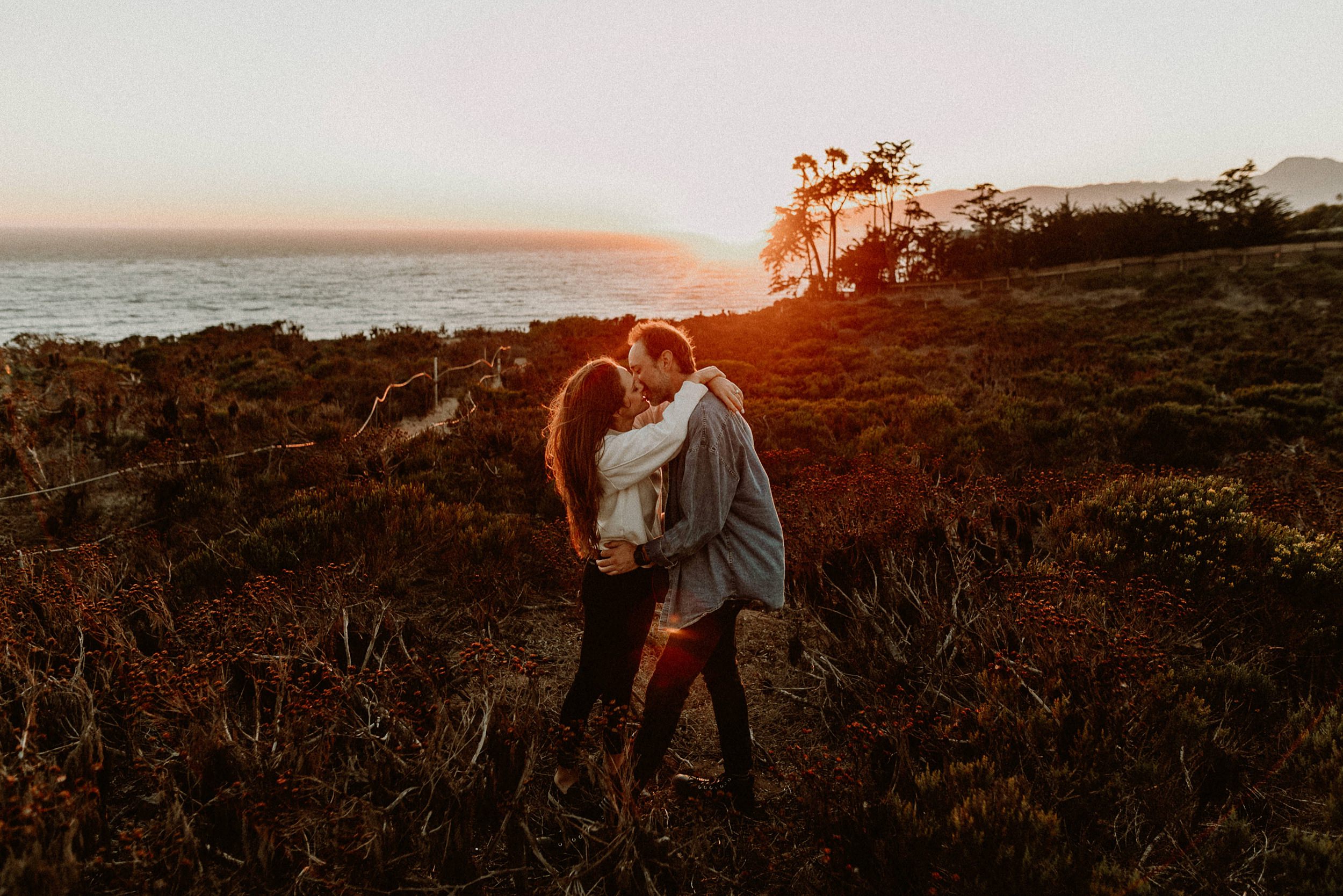 Point Dume Engagement Photos 