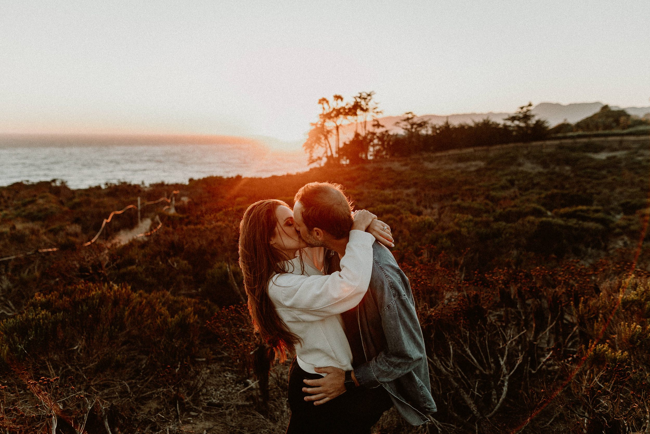 Point Dume Engagement Photos 
