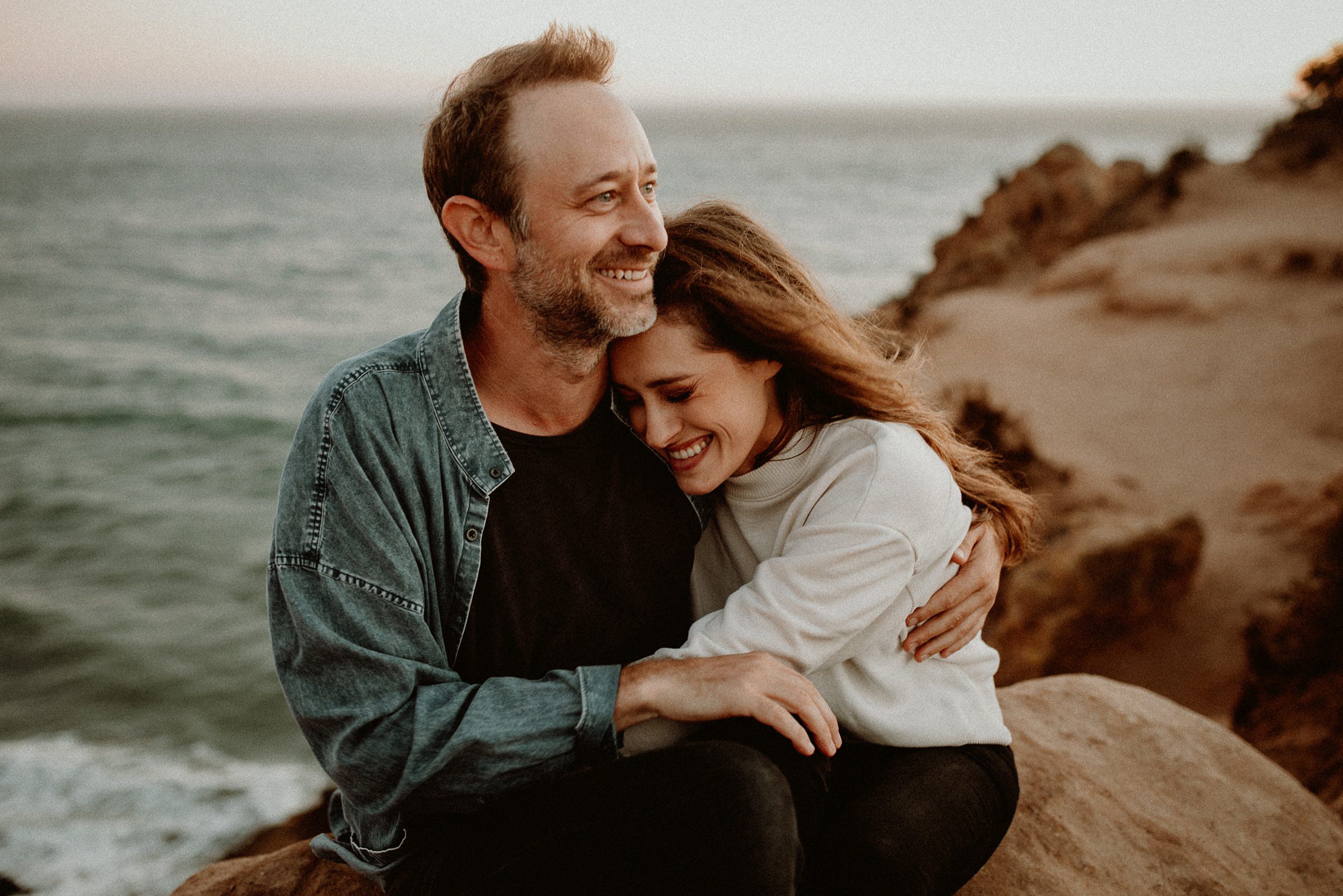 Point Dume Engagement Photos 