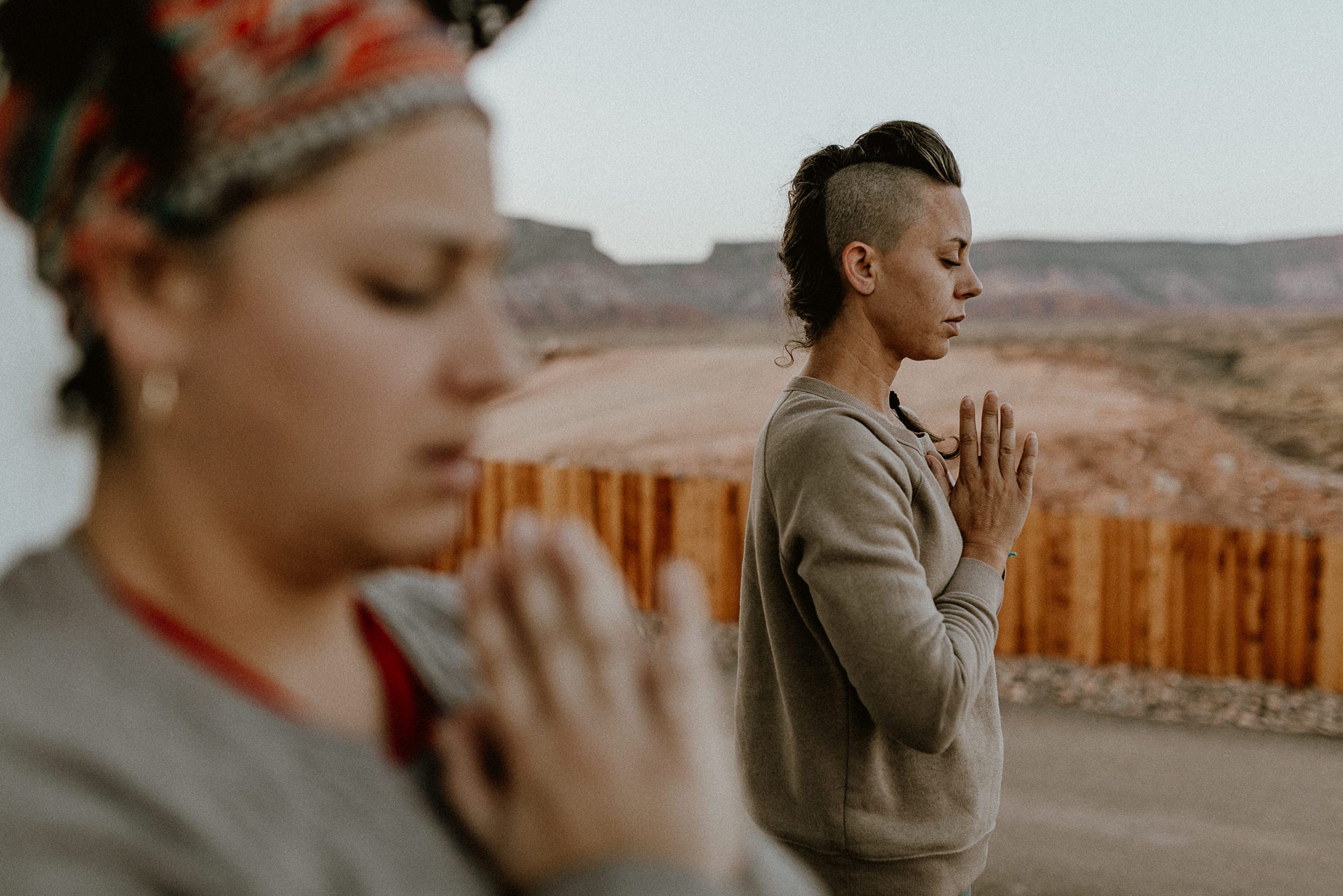 mind body soul wedding elopement with yoga