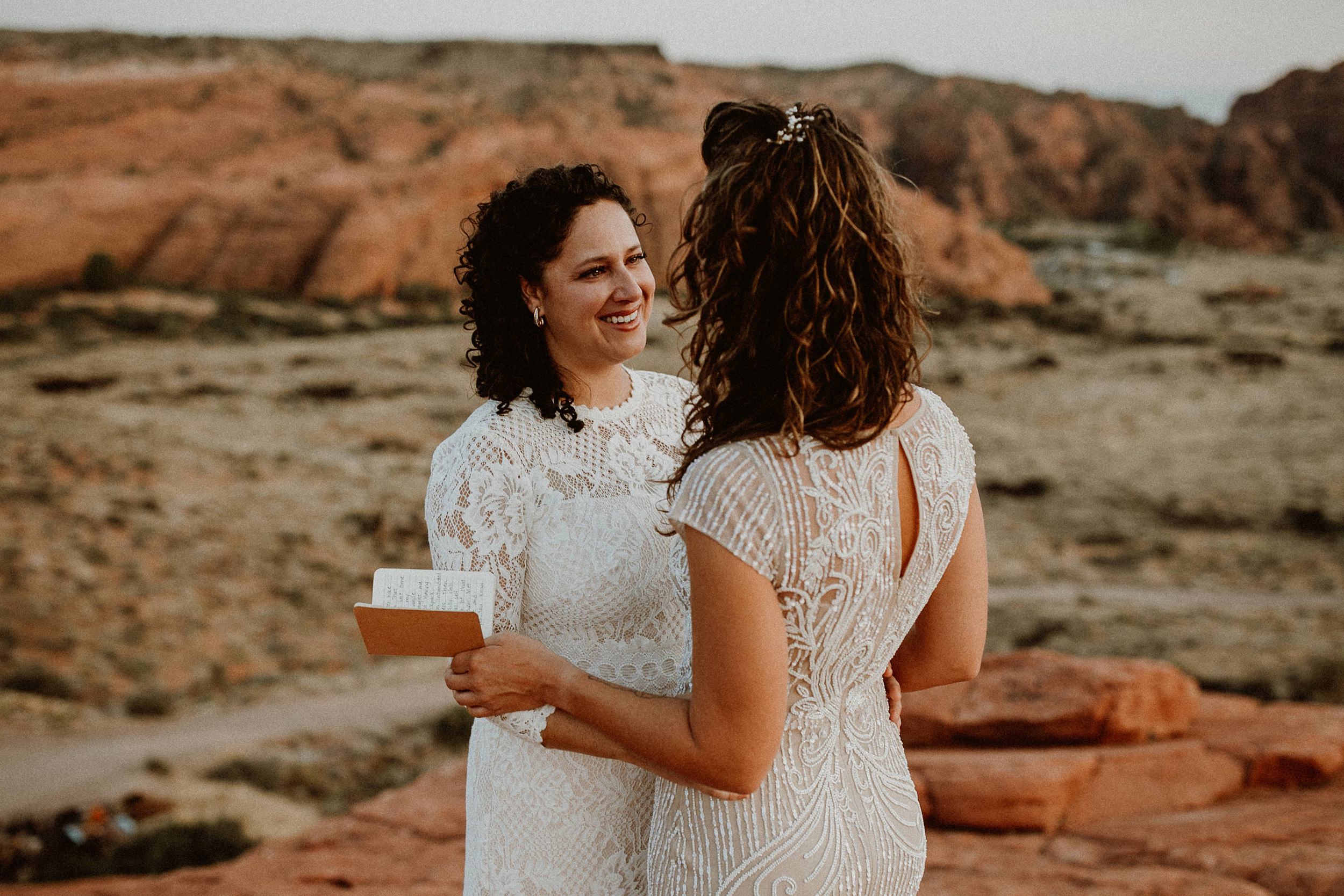Snow Canyon Elopement in St. George Utah LGBTQ+