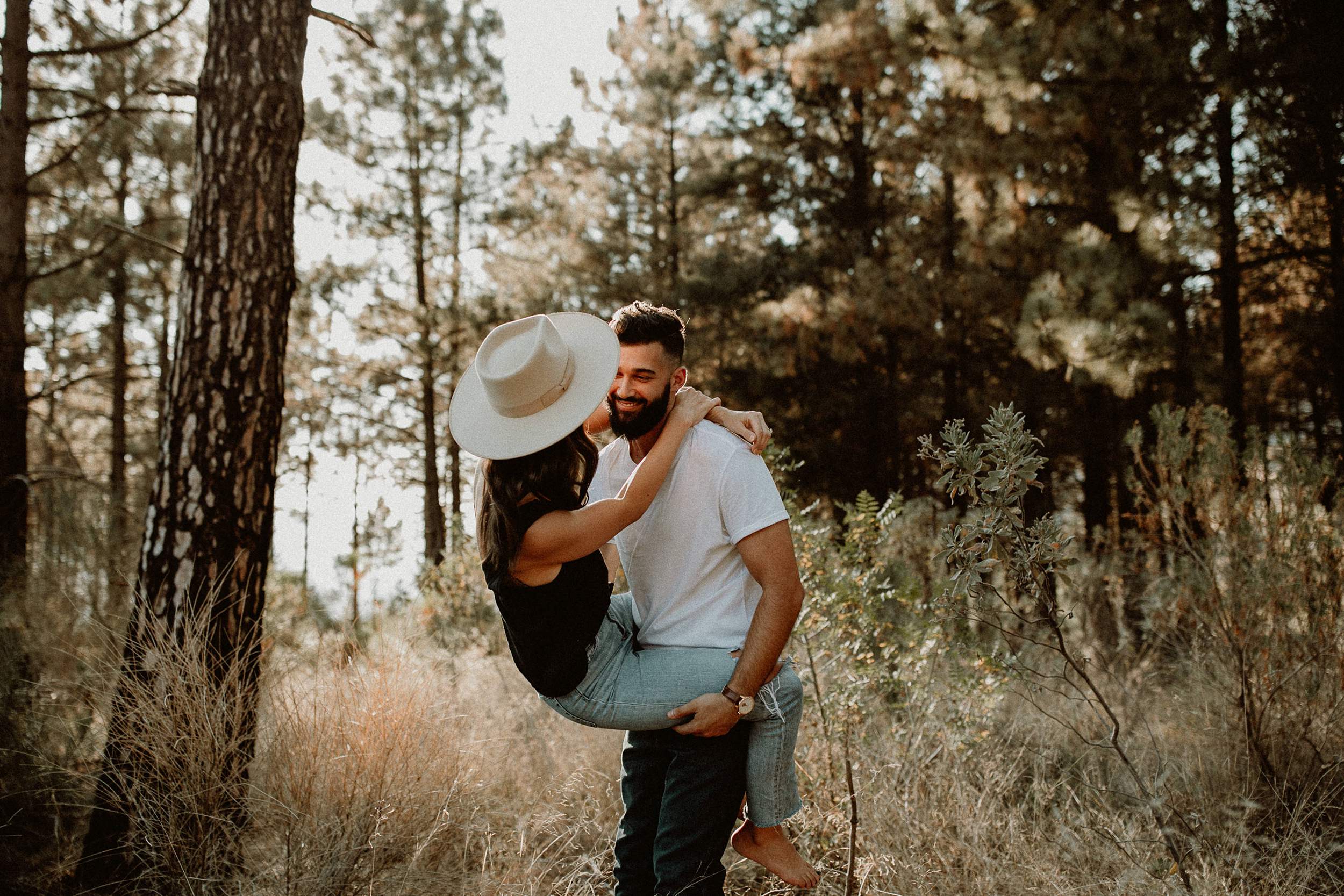 Pine Forest Engagement Session in Los Angeles