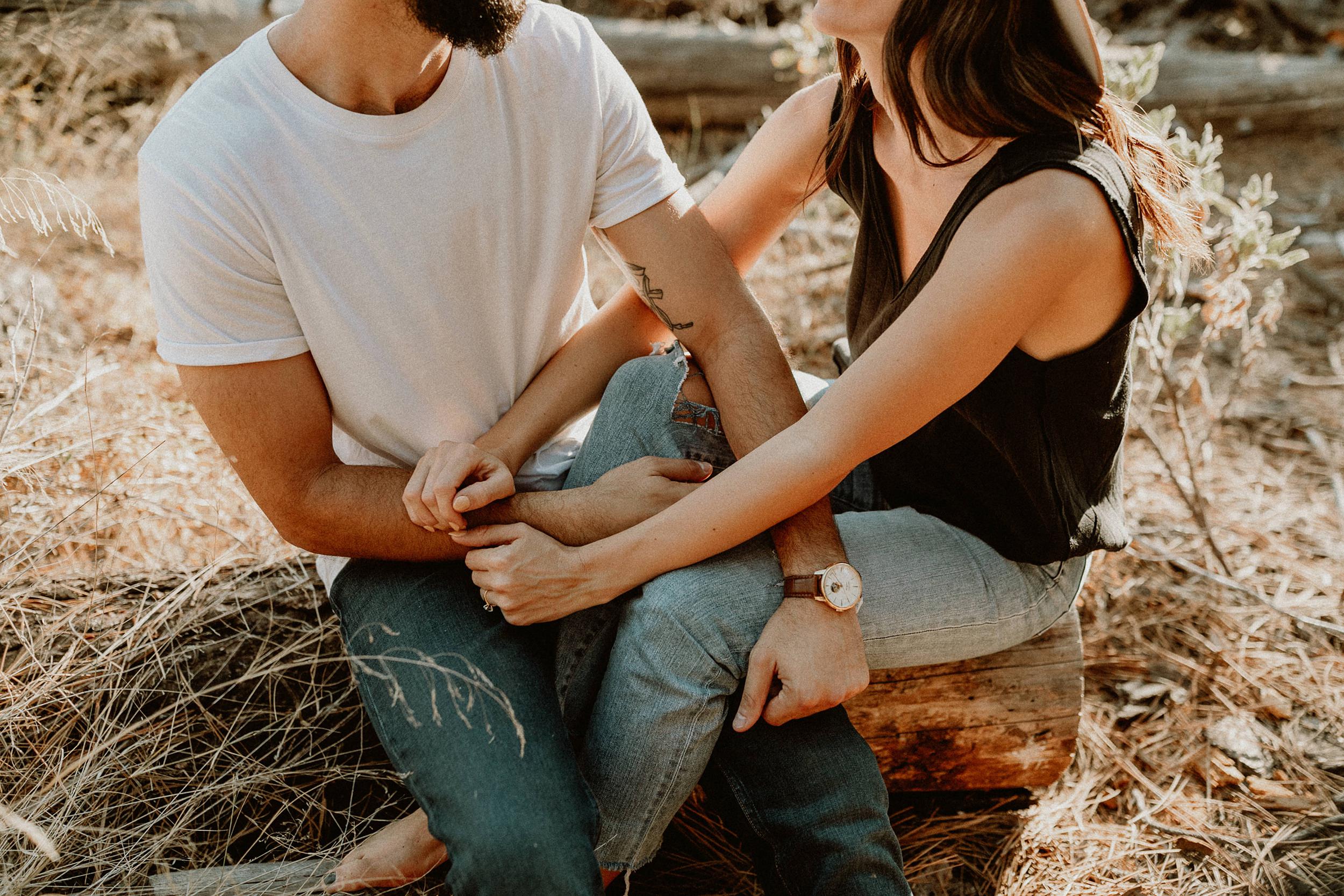 Pine Forest Engagement Session in Los Angeles