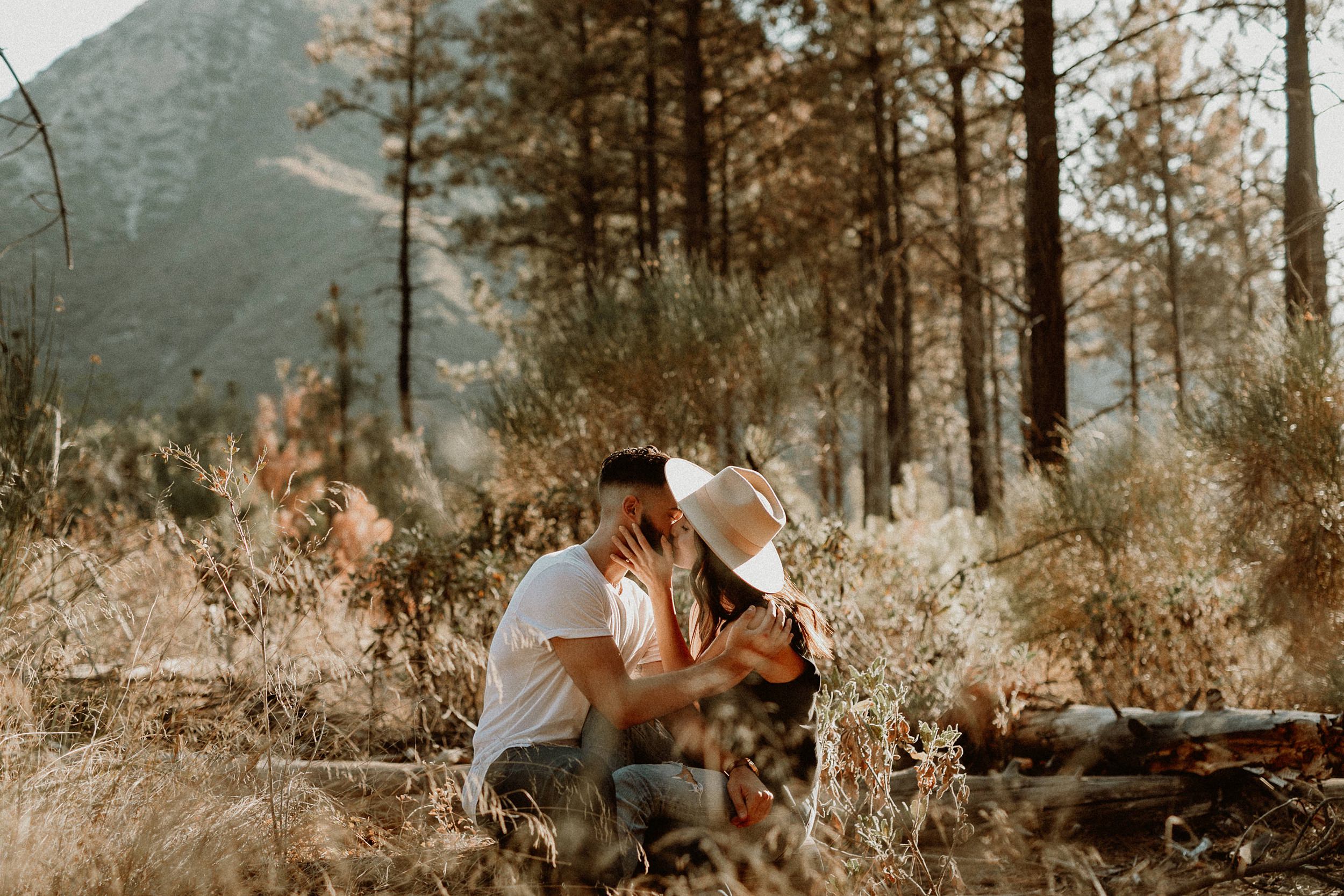 Pine Forest Engagement Session in Los Angeles