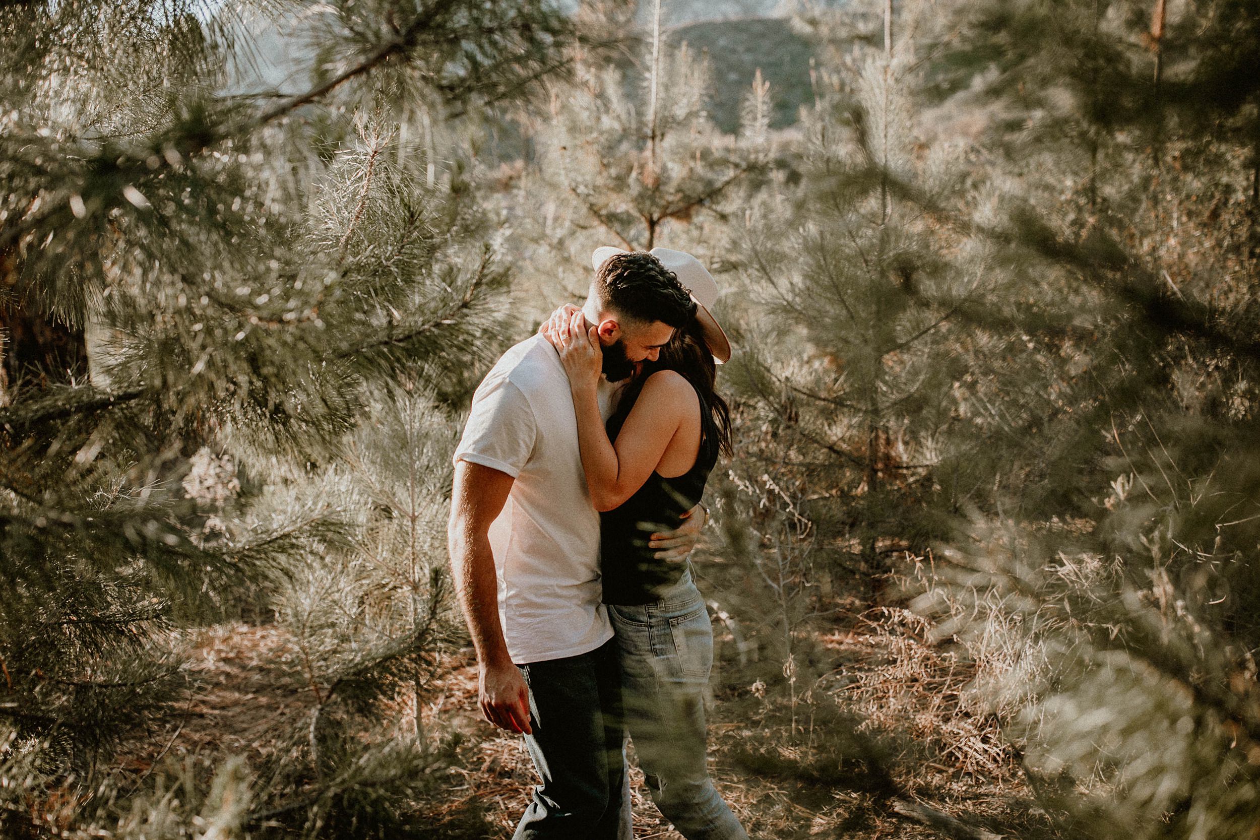 Pine Forest Engagement Session in Los Angeles