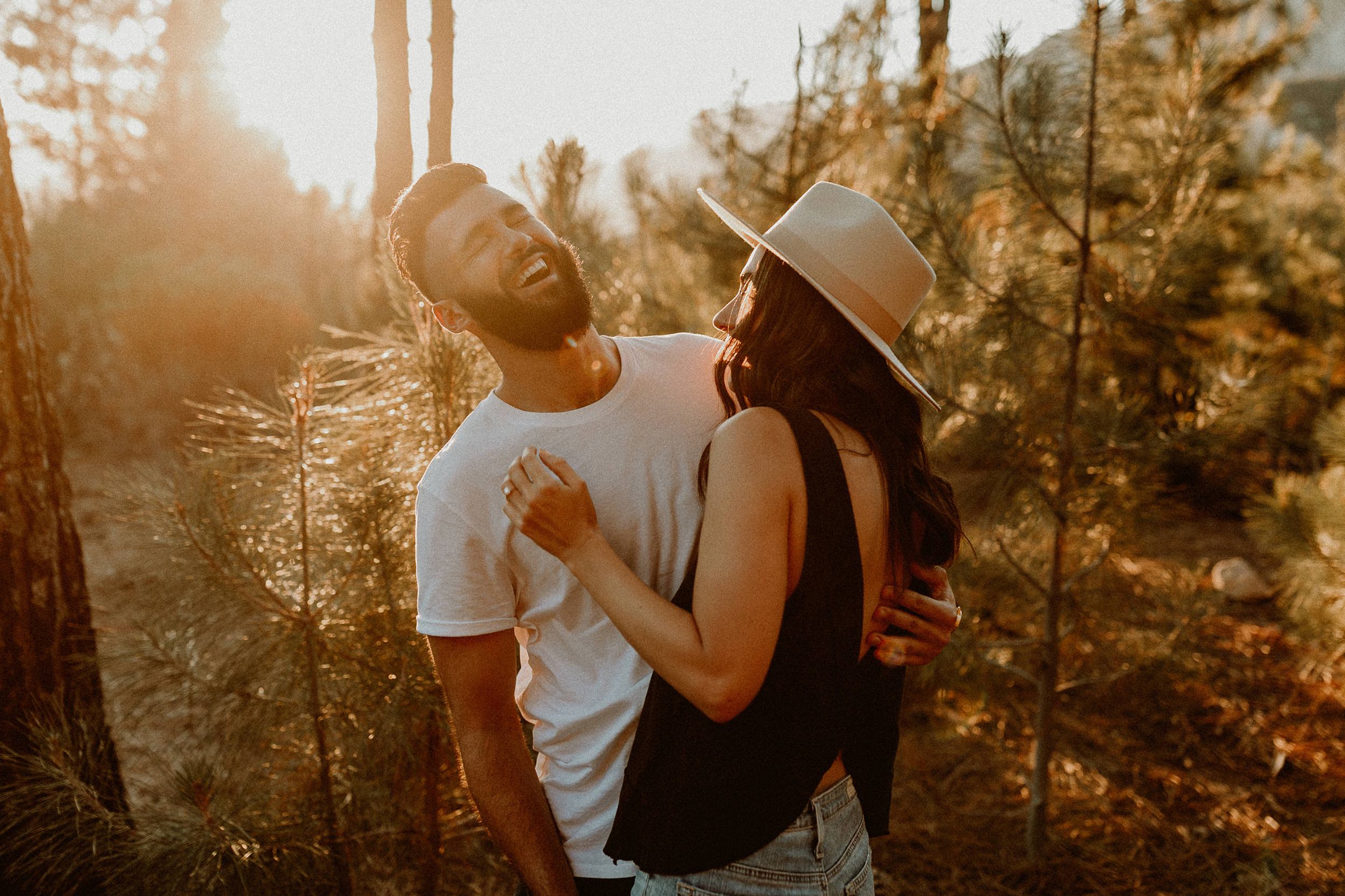 Pine Forest Engagement Session in Los Angeles