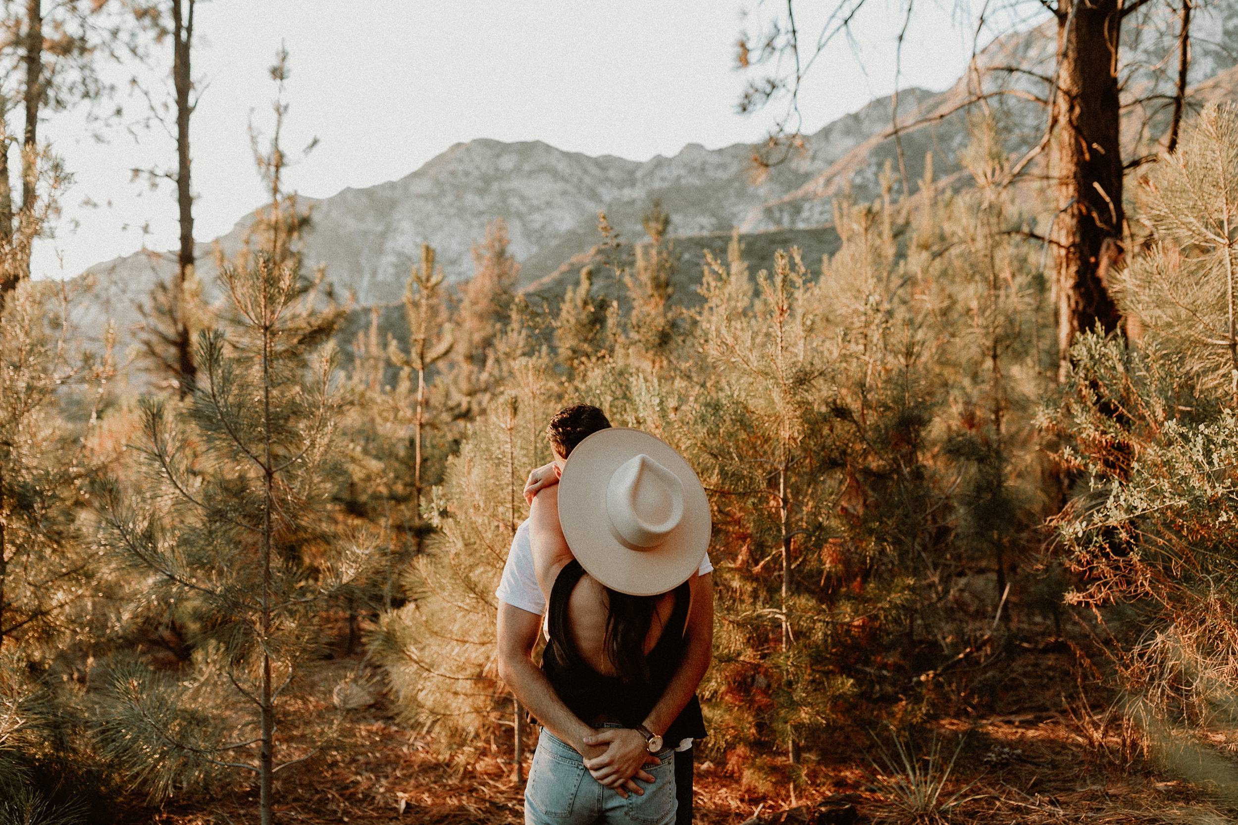 Pine Forest Engagement Session in Los Angeles