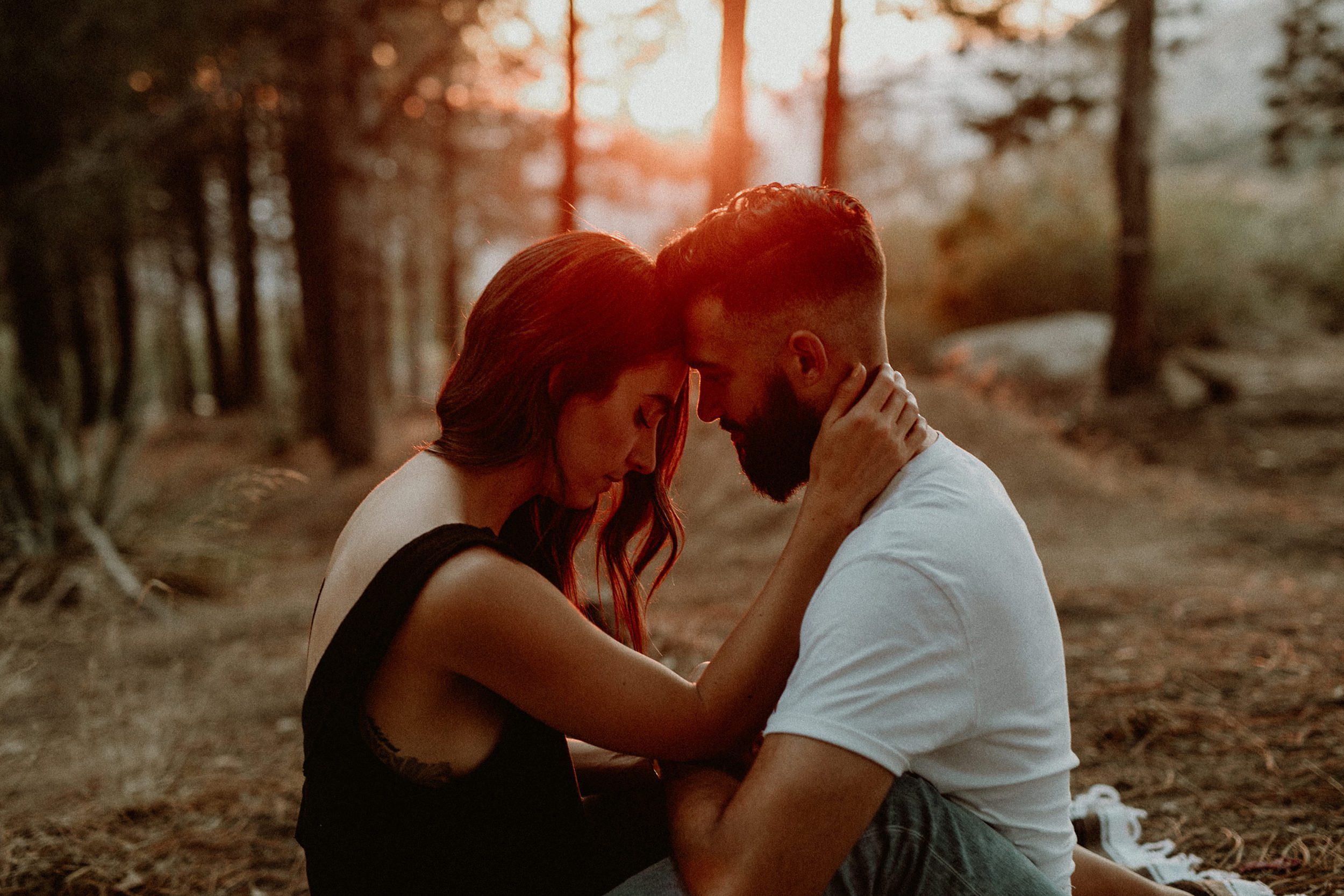 Pine Forest Engagement Session in Los Angeles