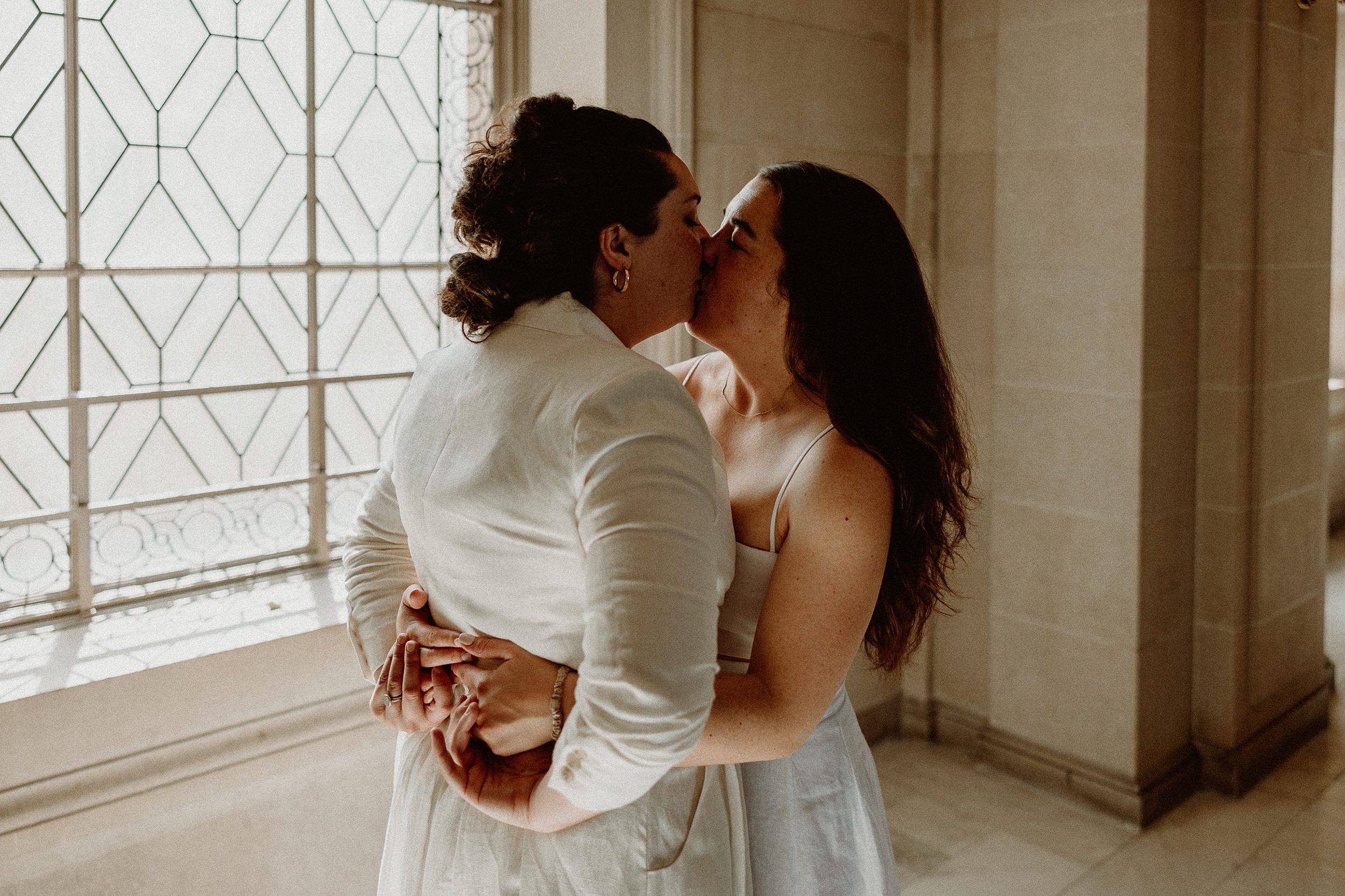 San Francisco City Hall Elopement Photos Same Sex Couple San Francisco City Hall Elopement Photos Same Sex Couple