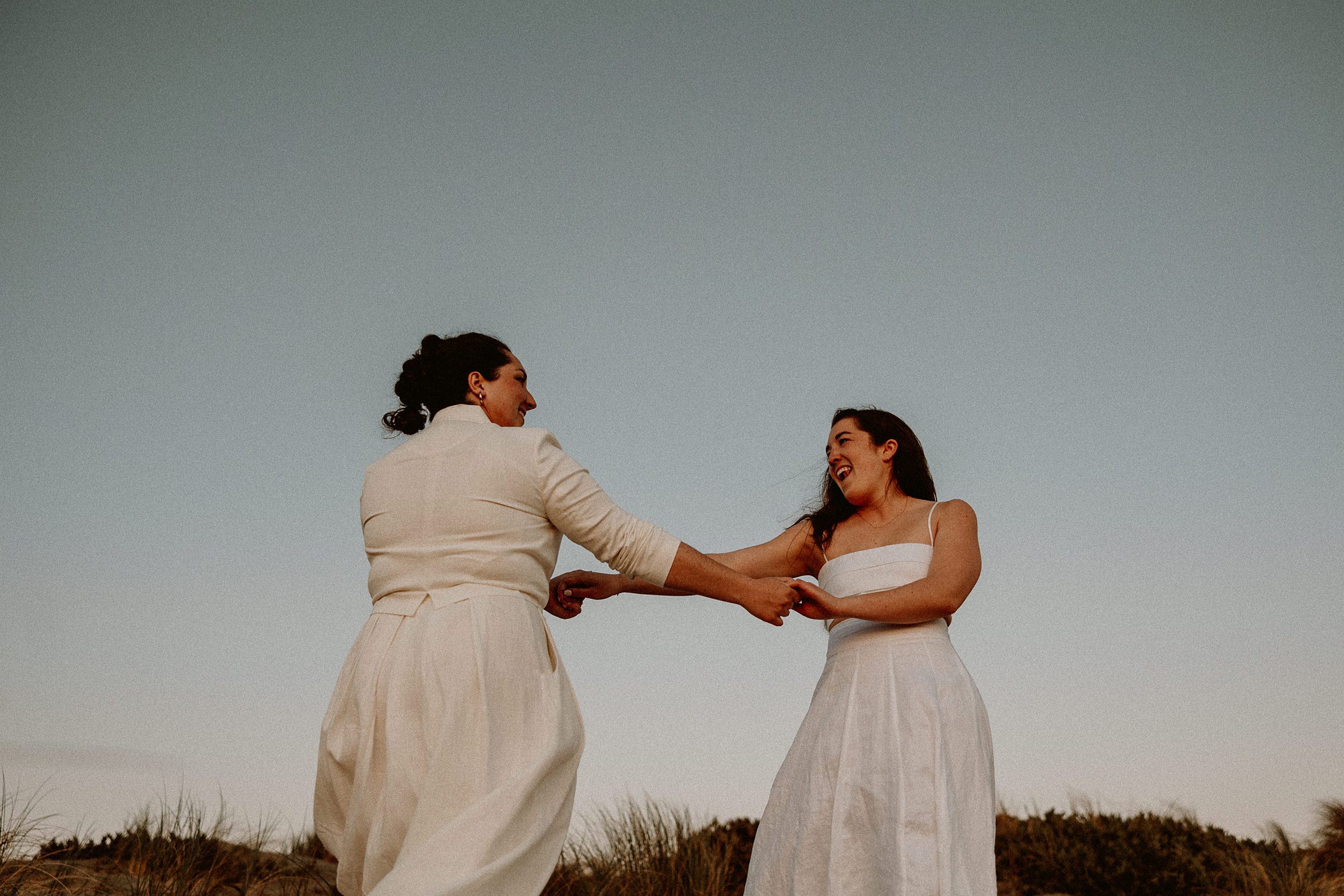 San Fran Same Sex Wedding Day Photos at Beach San Fran Same Sex Wedding Day Photos at Beach
