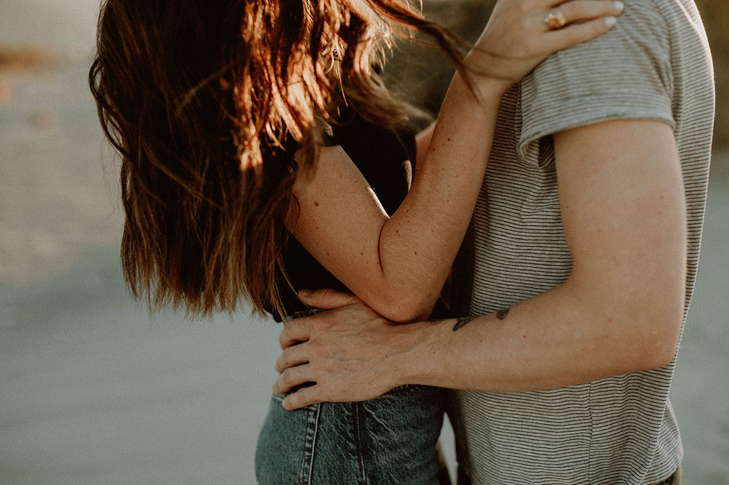 Palm Springs Desert Windmill Engagement Photos
