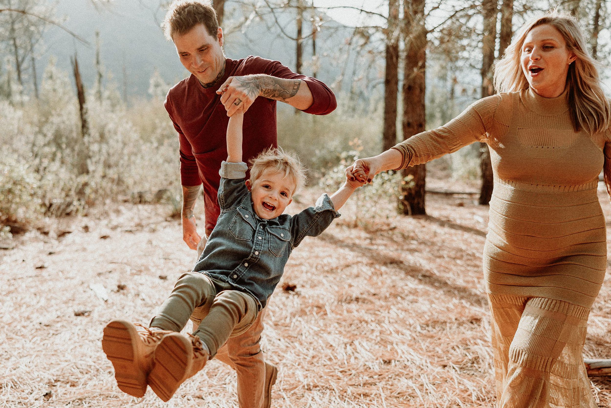 Los Angeles Family Photos in the Forest