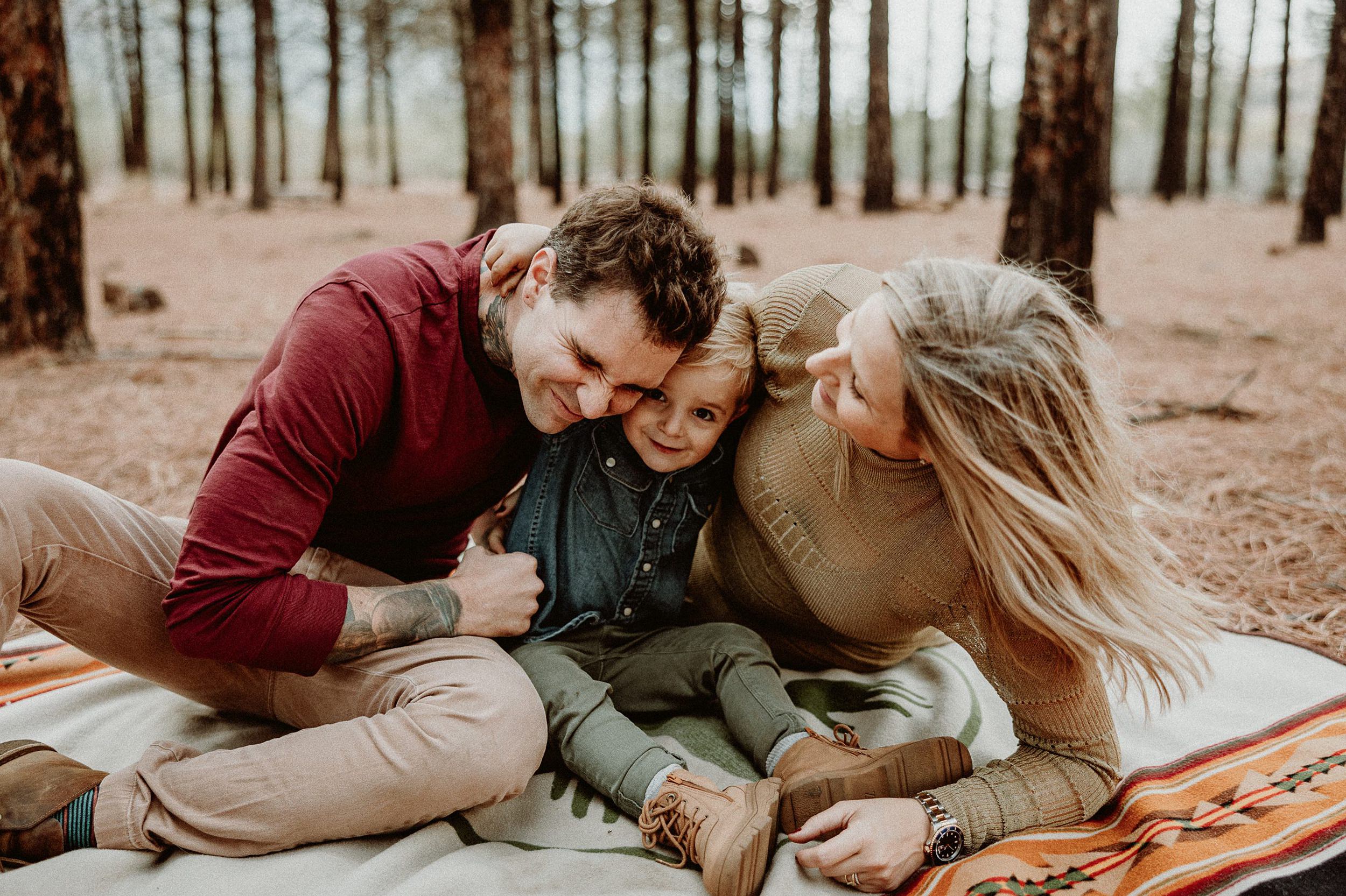 Los Angeles Family Photos in the Forest