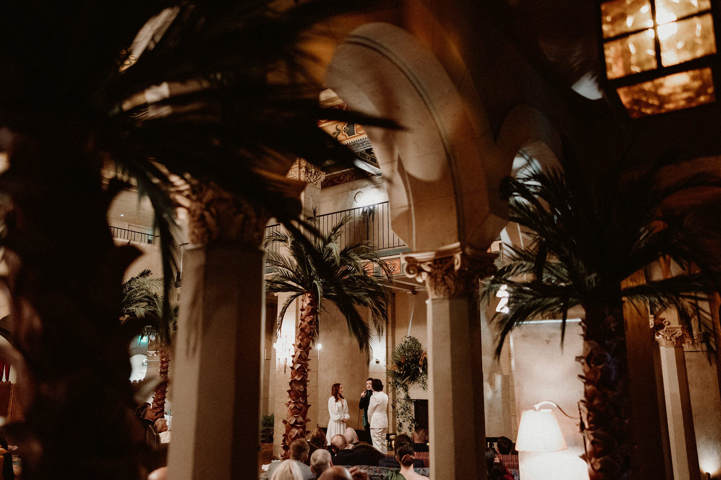 Indoor Ceremony at the Roosevelt Hotel in Hollywood