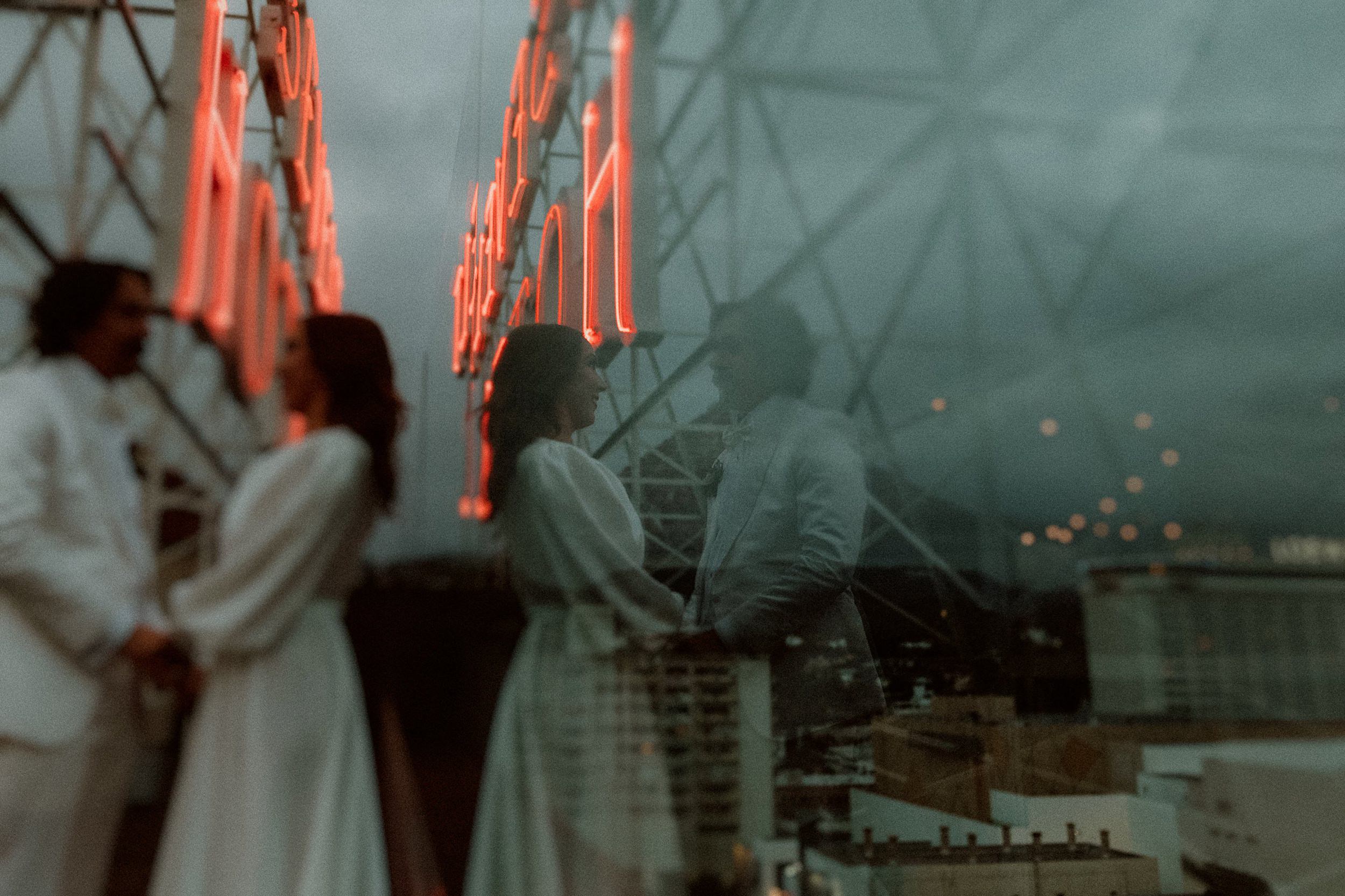 Roosevelt Hotel Rooftop Wedding Photos in Hollywood