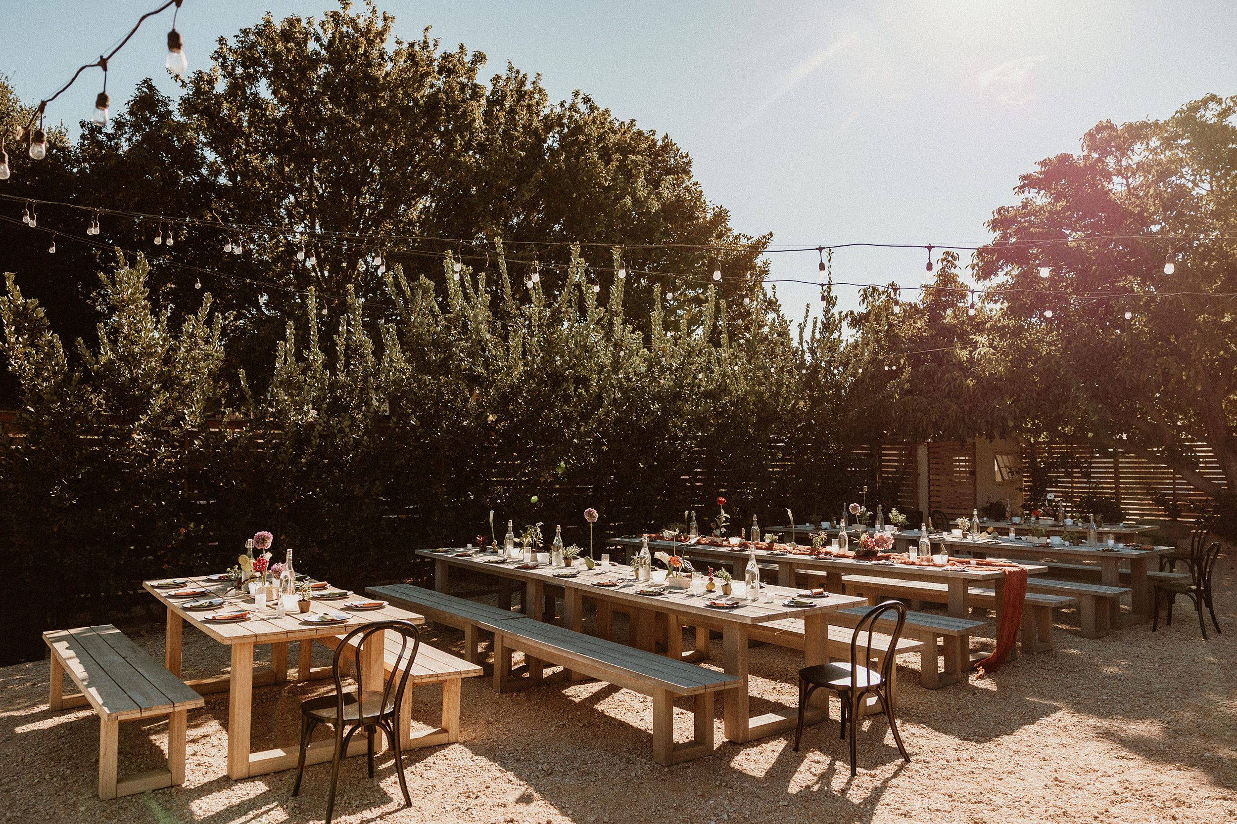 Intimate Los Alamos Wedding Reception at Bodega