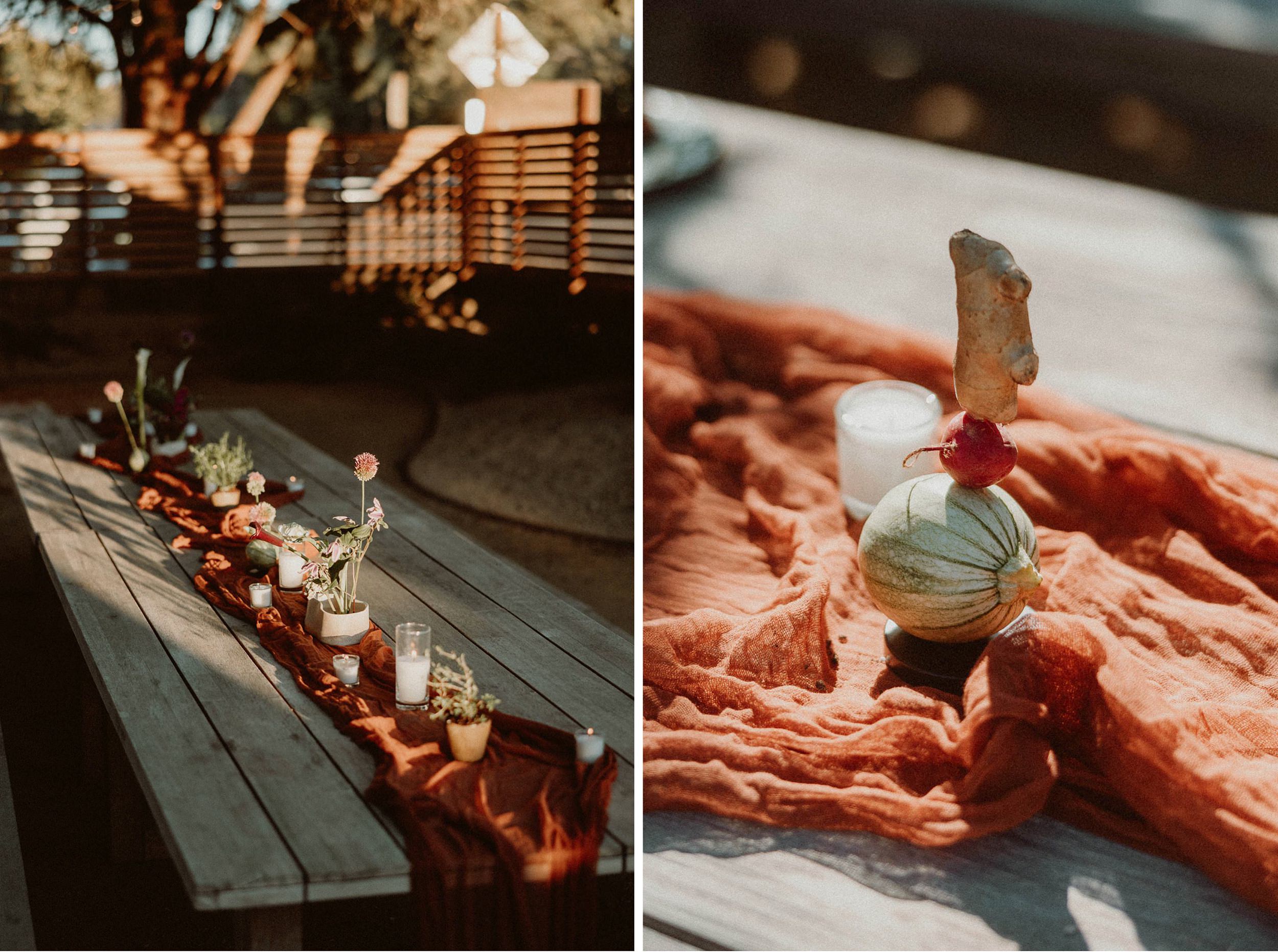 garden foodie reception details