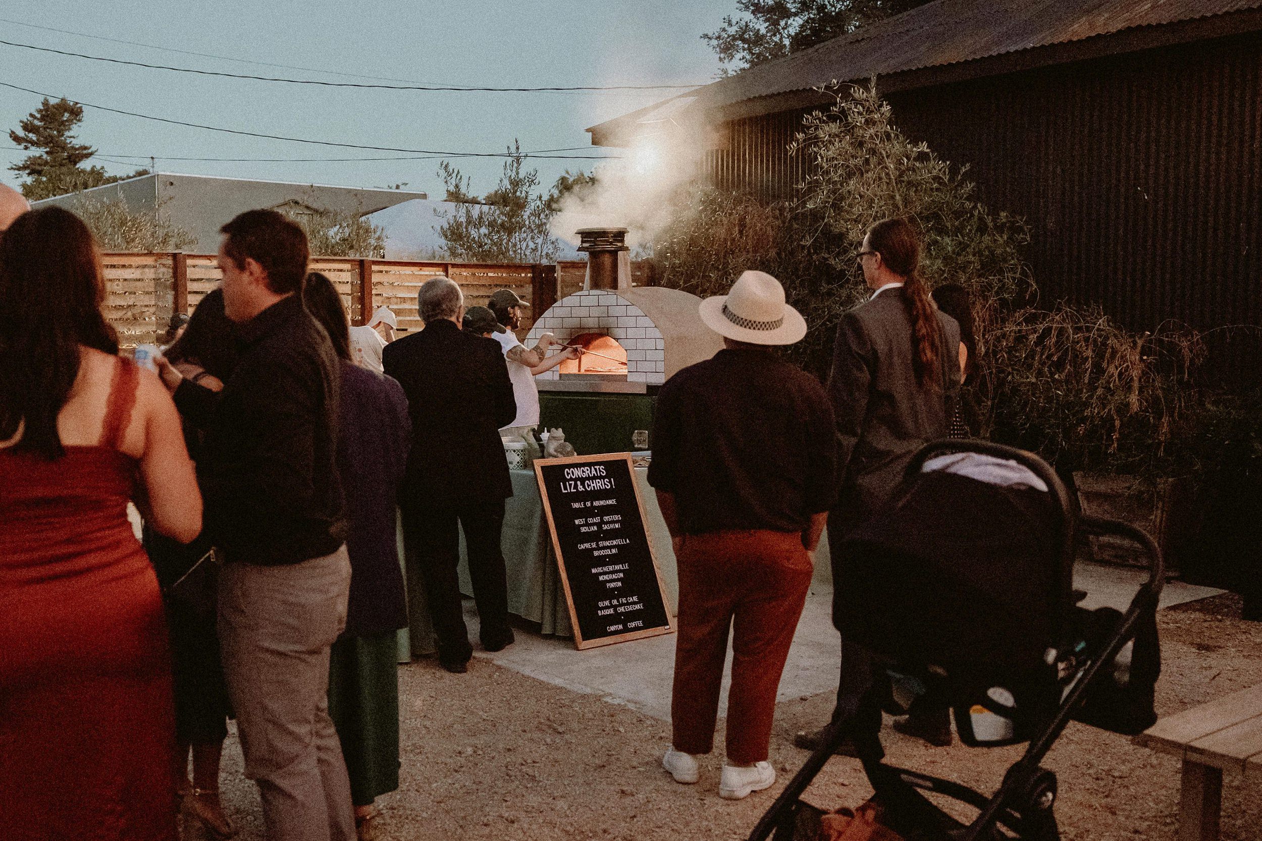 pinyon ojai catering wedding in los alamos