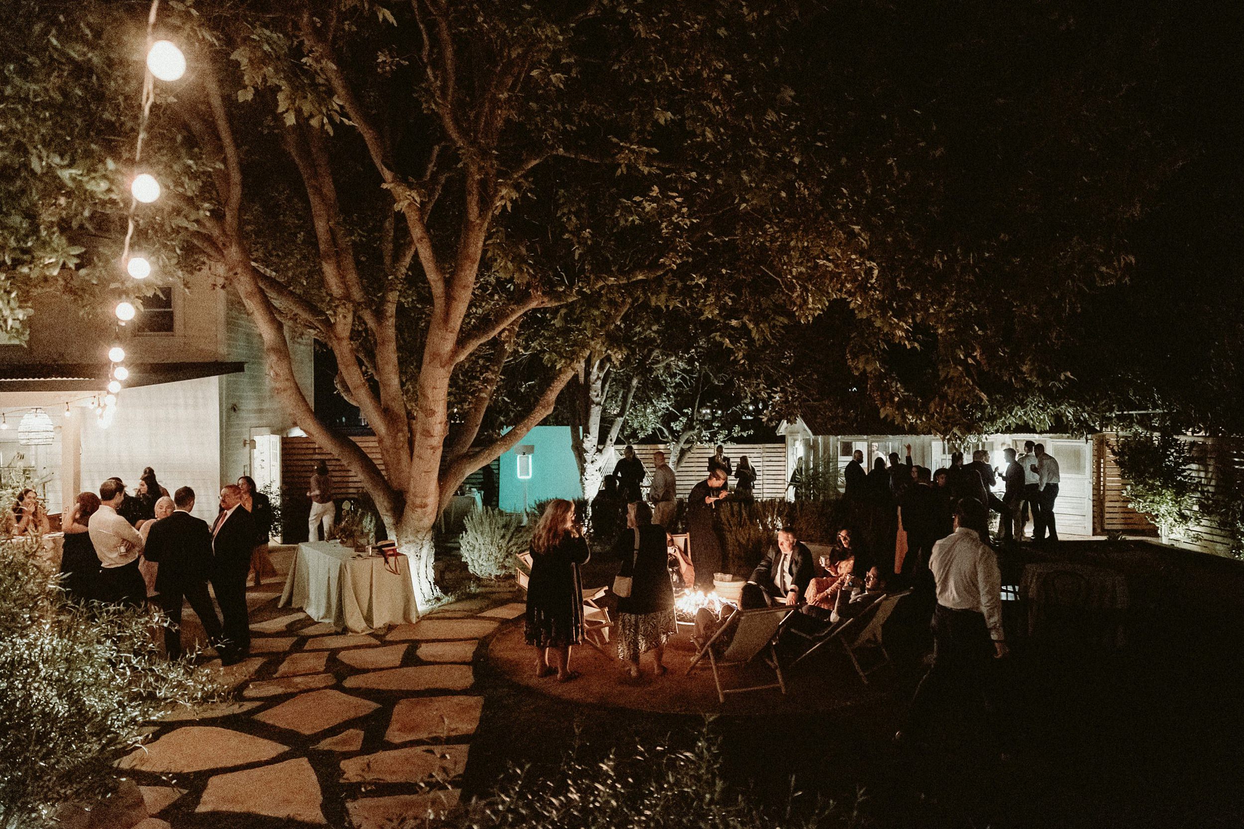 Intimate wedding reception at Bodega in Los Alamos