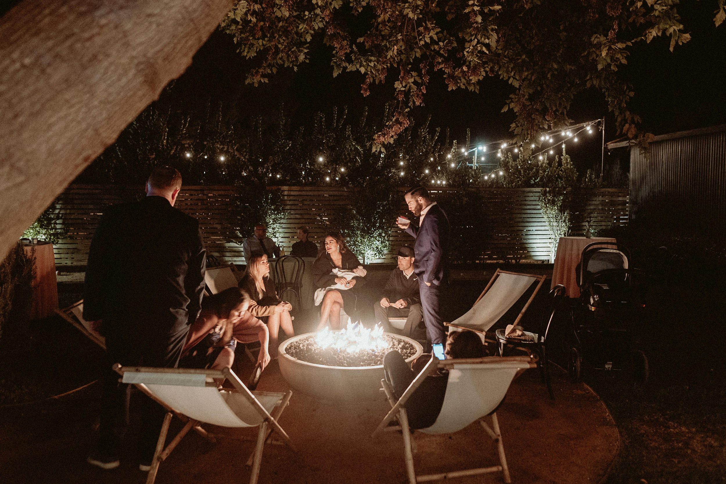 Intimate wedding reception at Bodega in Los Alamos