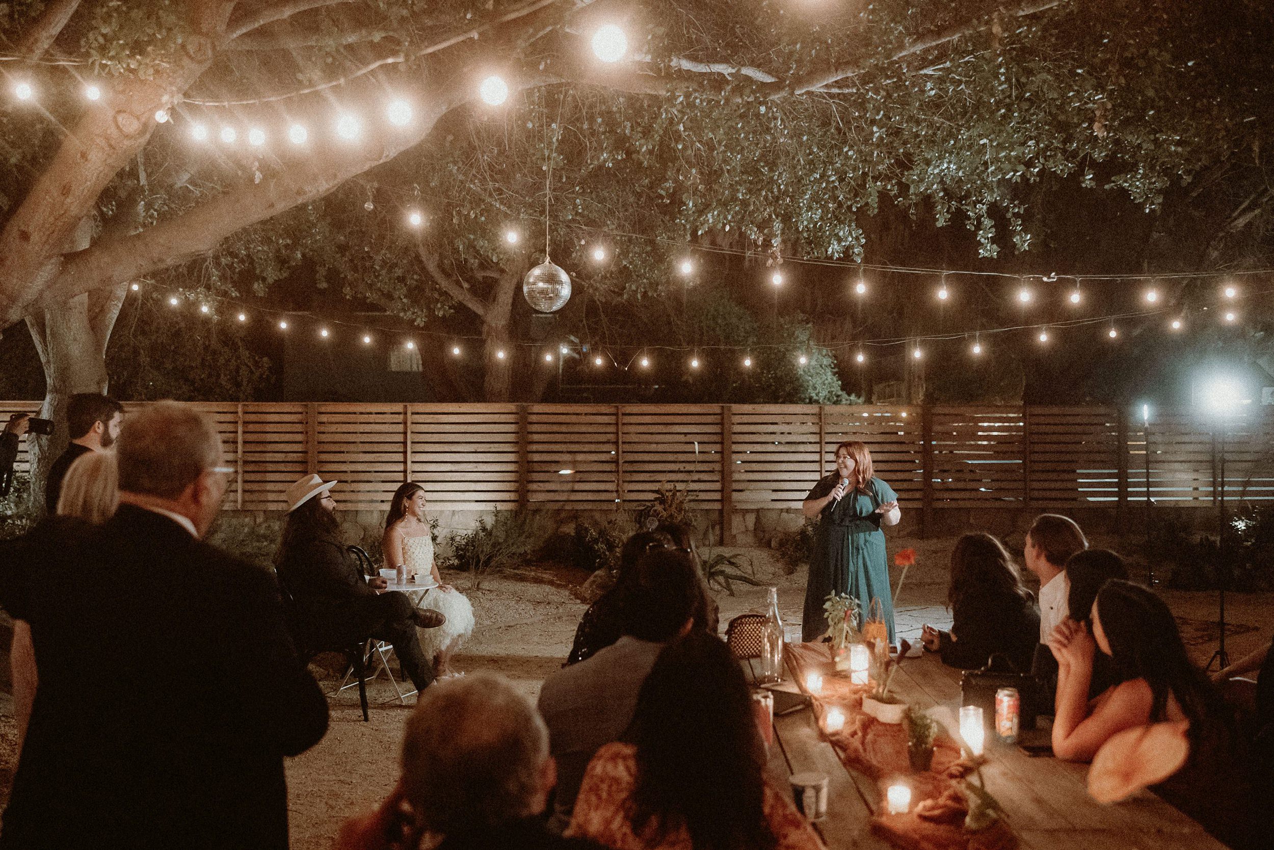 Intimate wedding reception at Bodega in Los Alamos
