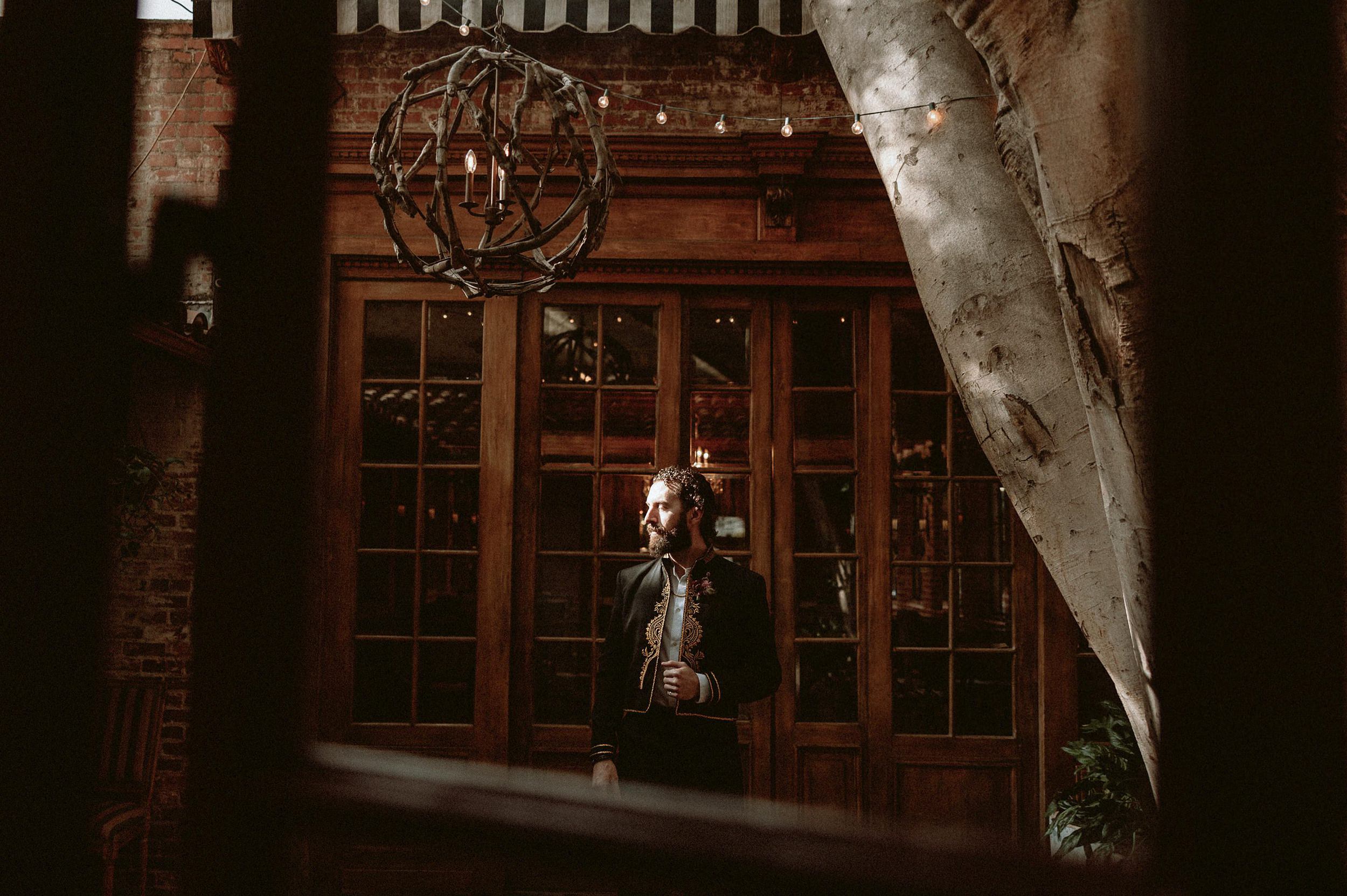 Groom at Carondelet House