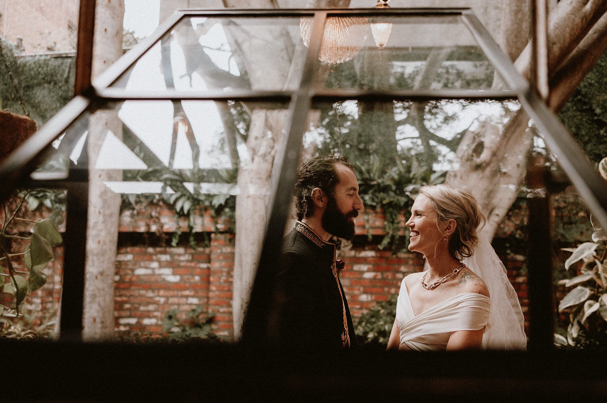 Carondelet House Wedding Courtyard