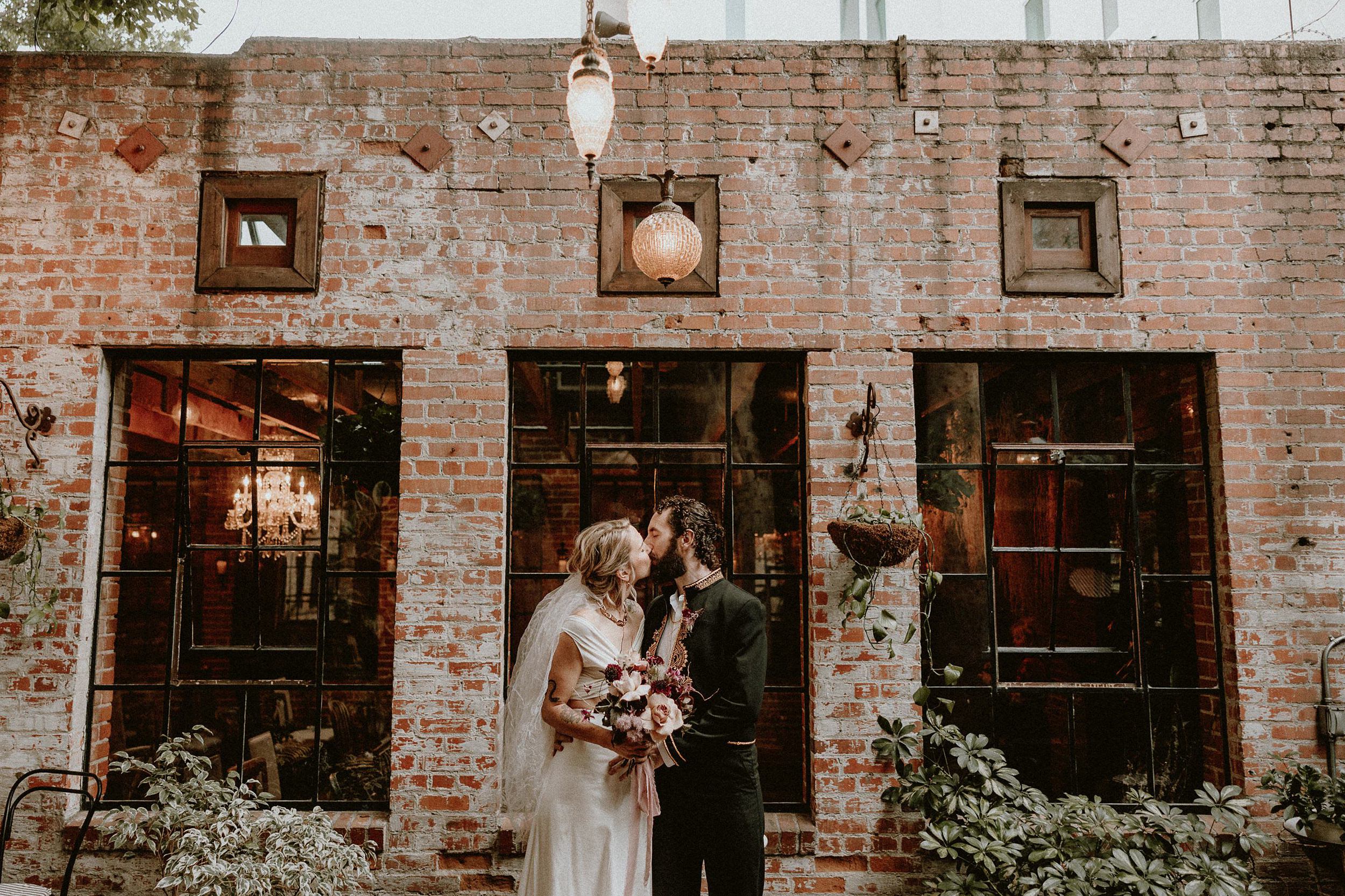 Carondelet House Wedding Courtyard