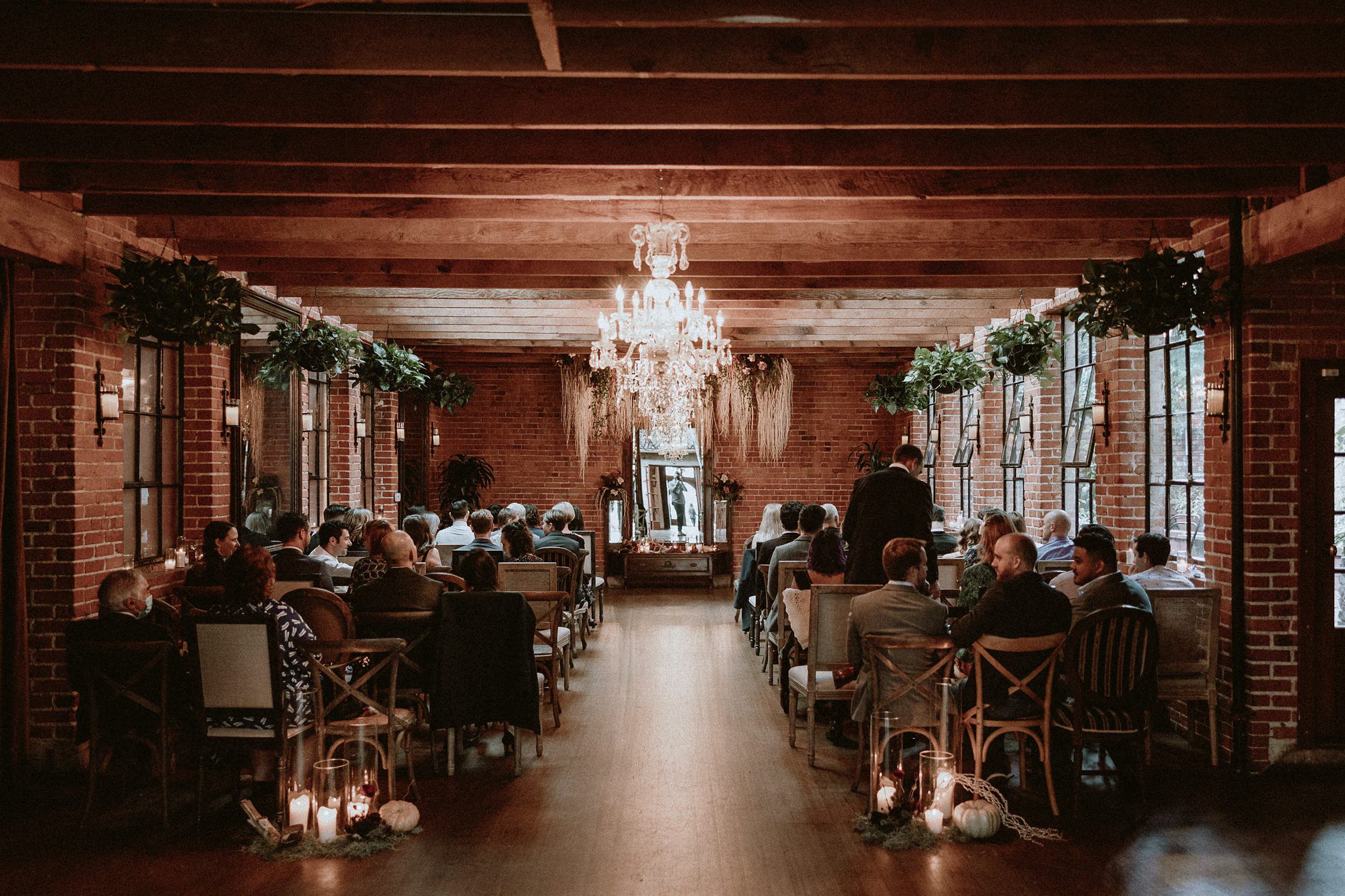 Wedding Ceremony at the Carondelet House