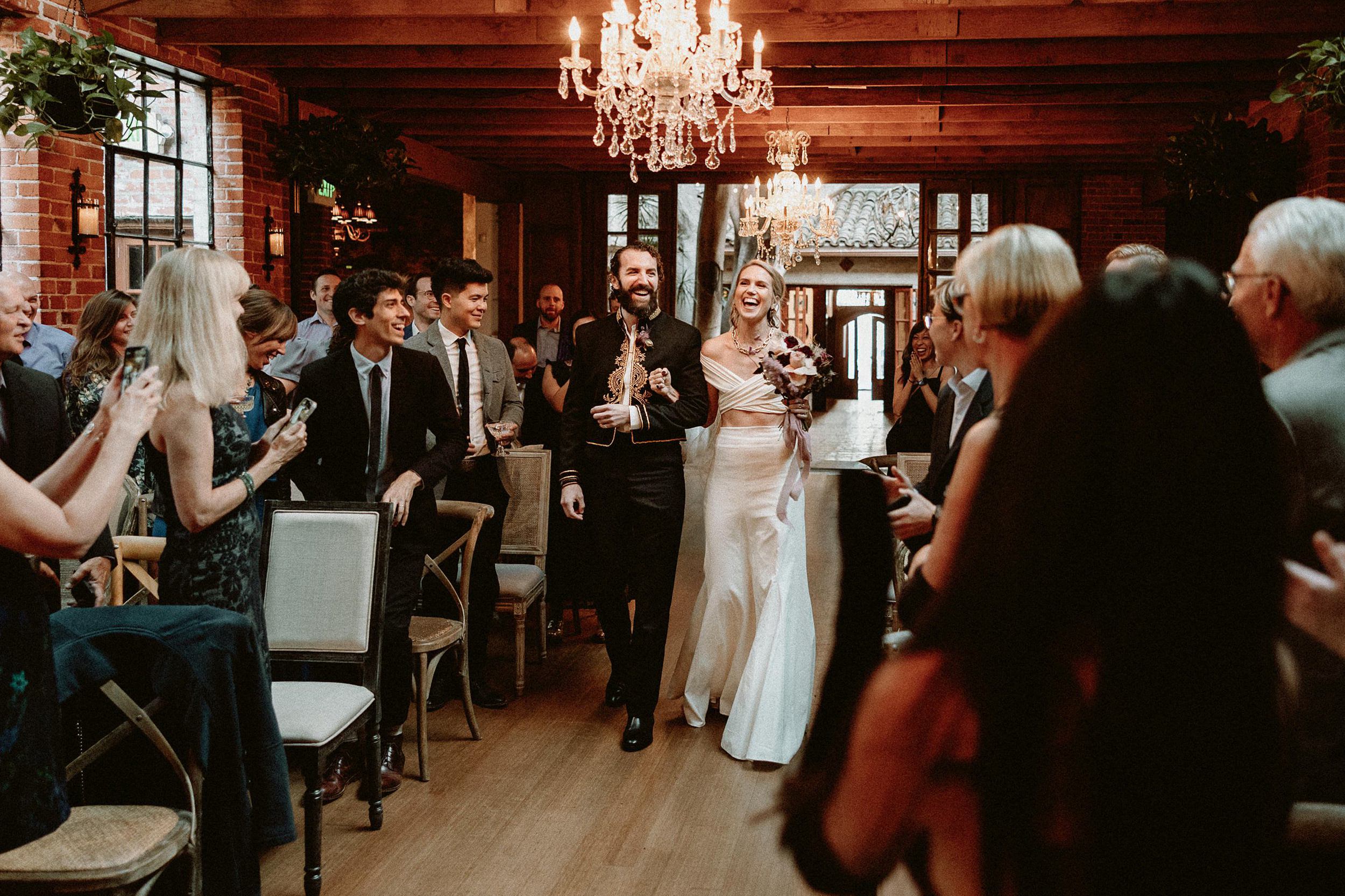 Wedding Ceremony at the Carondelet House