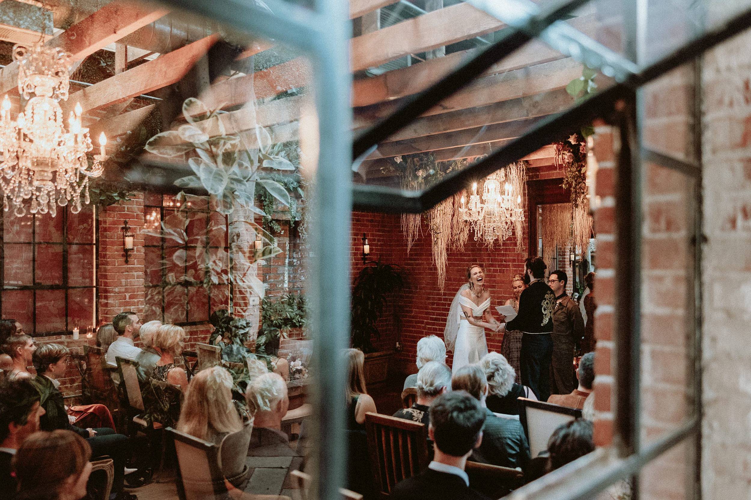Wedding Ceremony at the Carondelet House