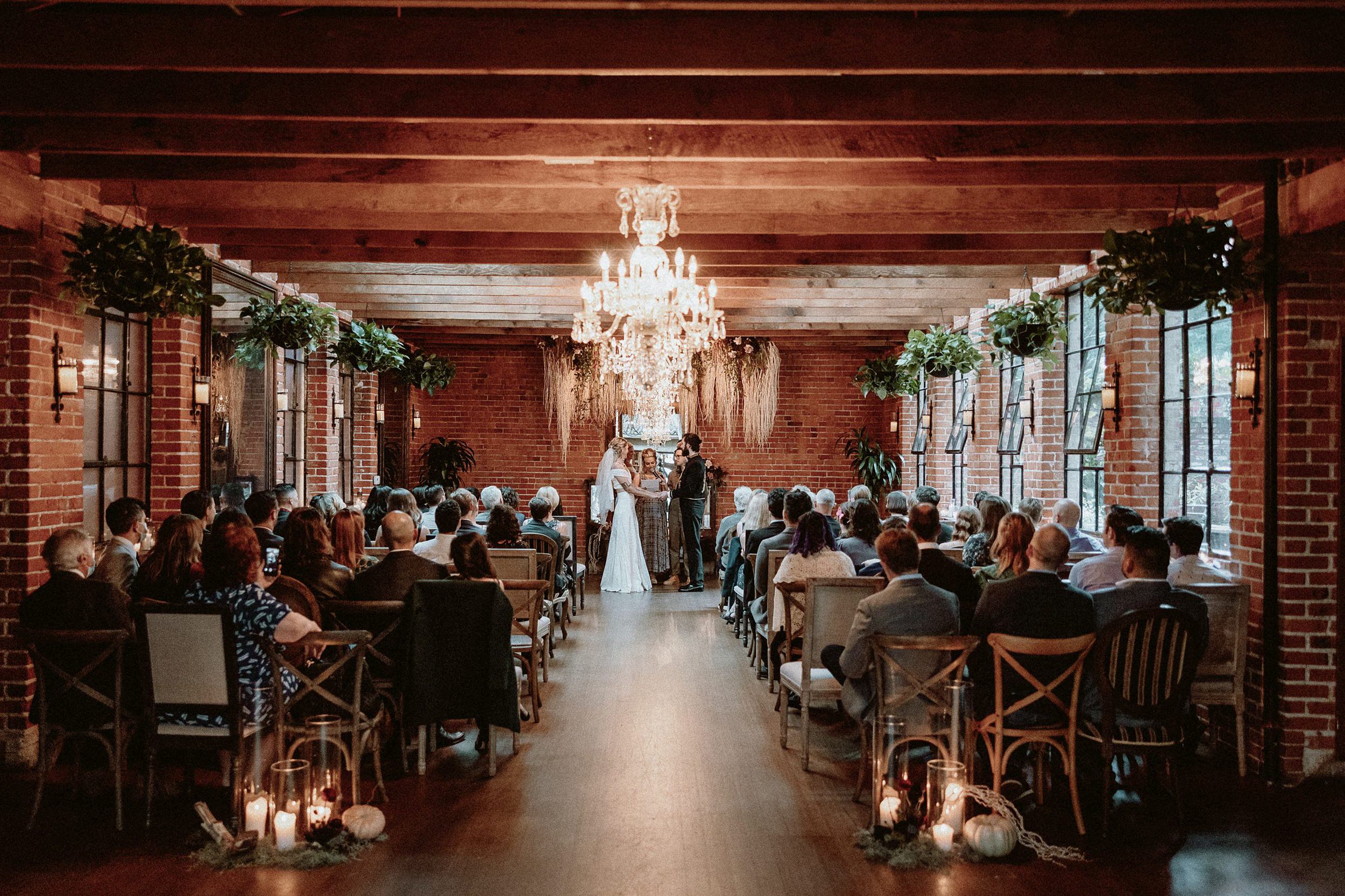 Wedding Ceremony at the Carondelet House