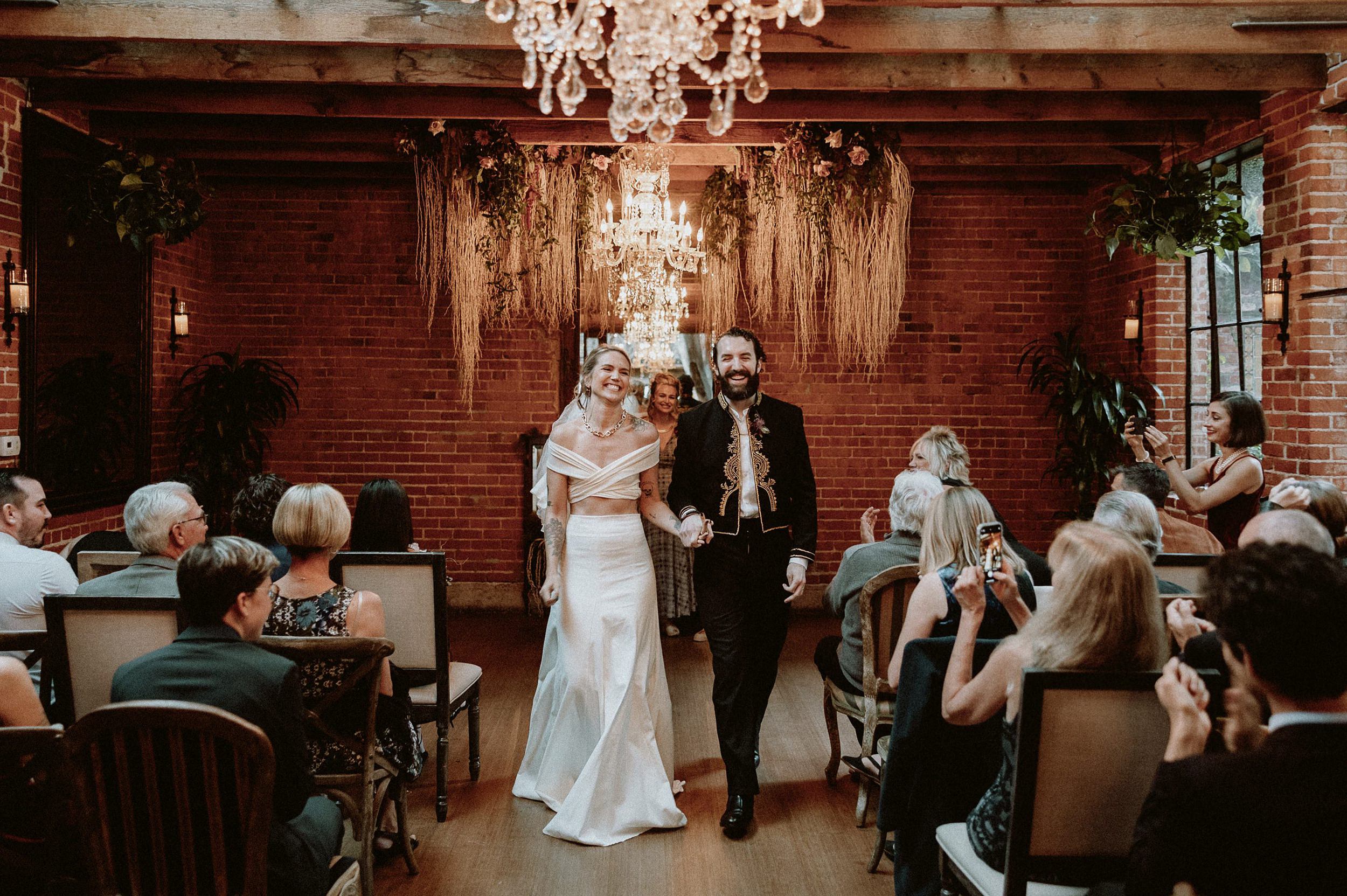 Wedding Ceremony at the Carondelet House