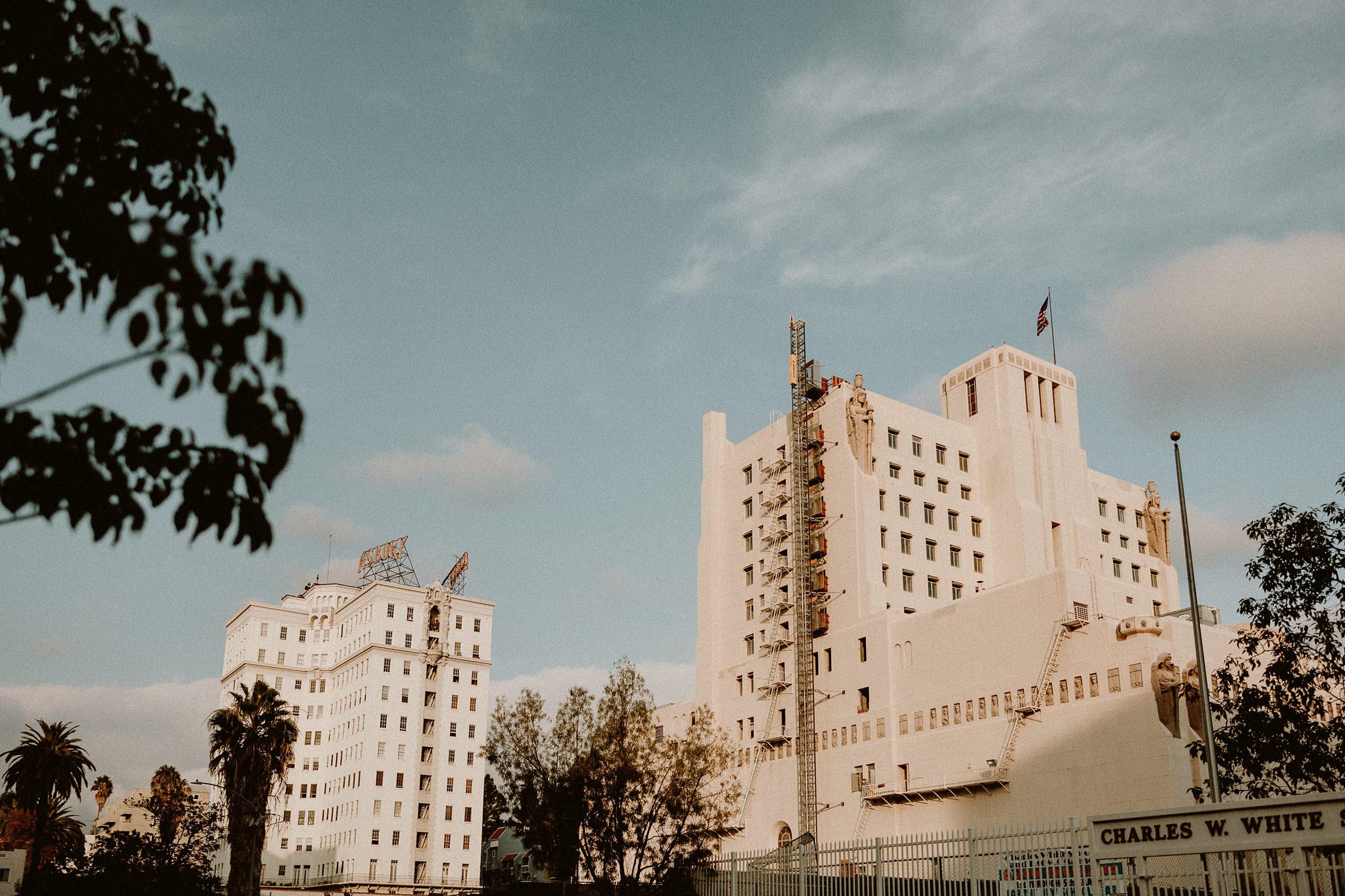 Rooftop Los Angeles Wedding Photos