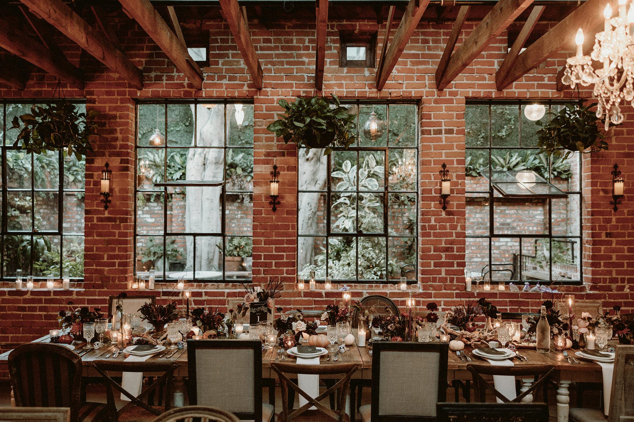 Fall Harvest Spooky Romantic Wedding Details